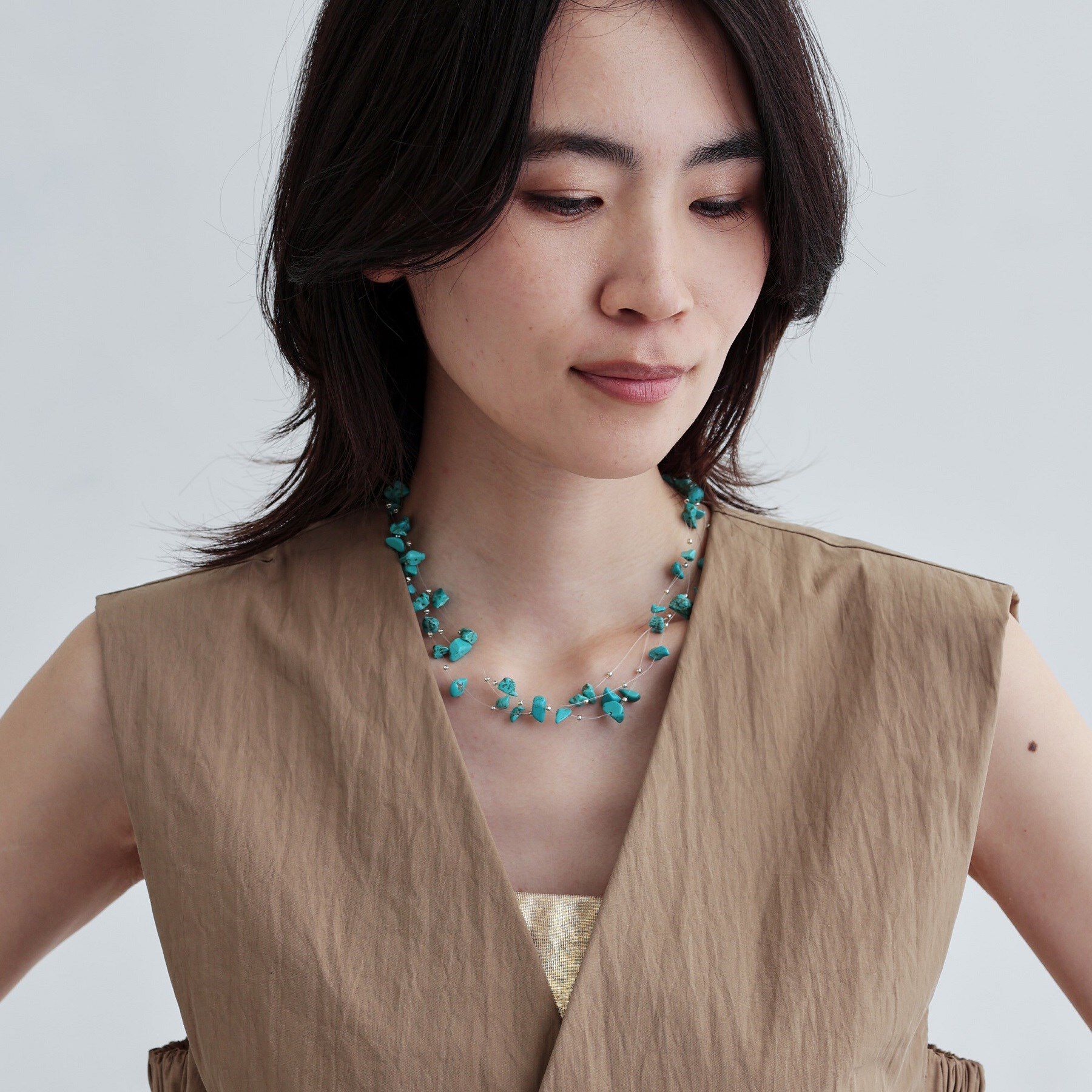 GALLEST「ストーンネックレス」|ネックレス|