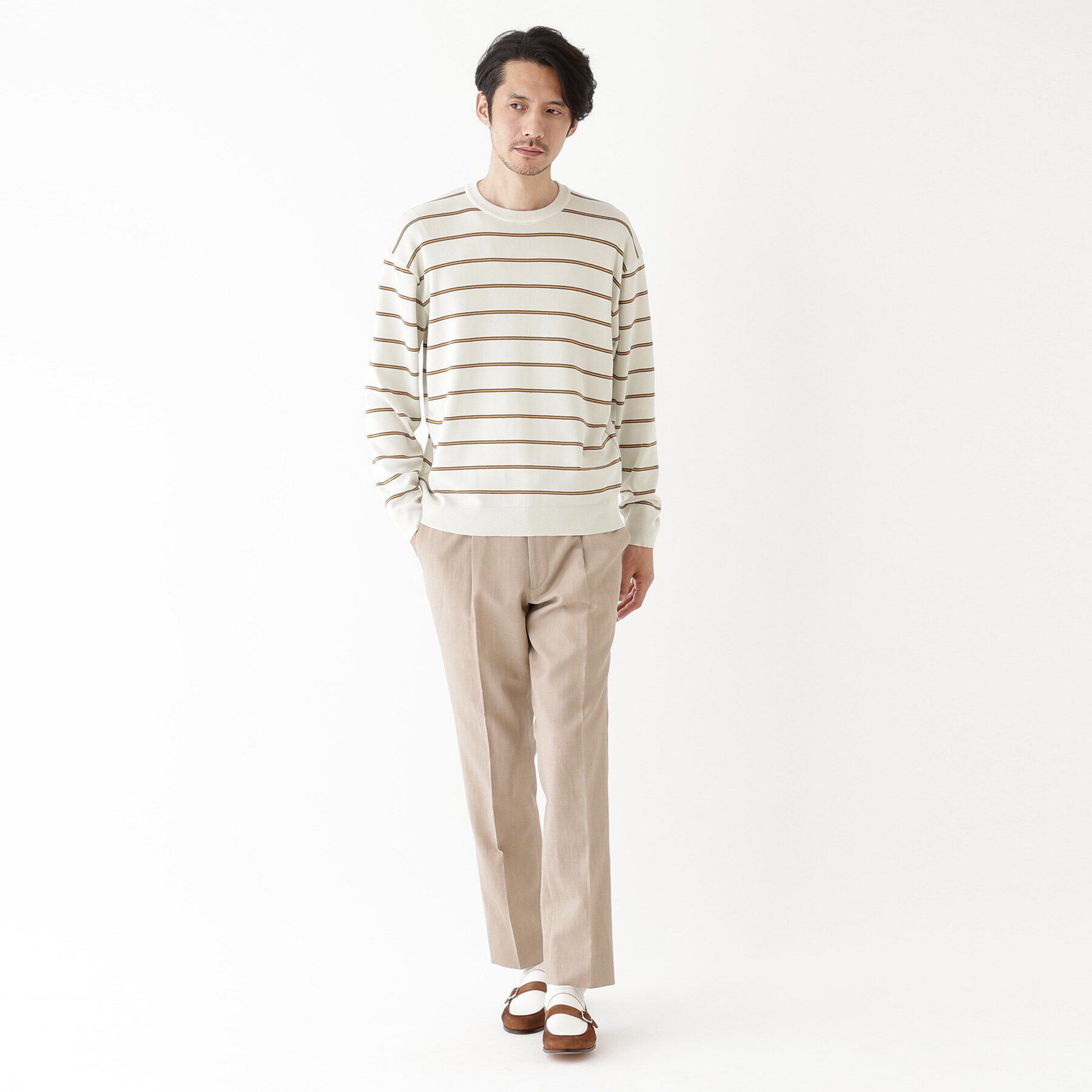 TAKEO KIKUCHI「【THE FLAGSHIP】シャンブレーツイル パンツ」|その他|