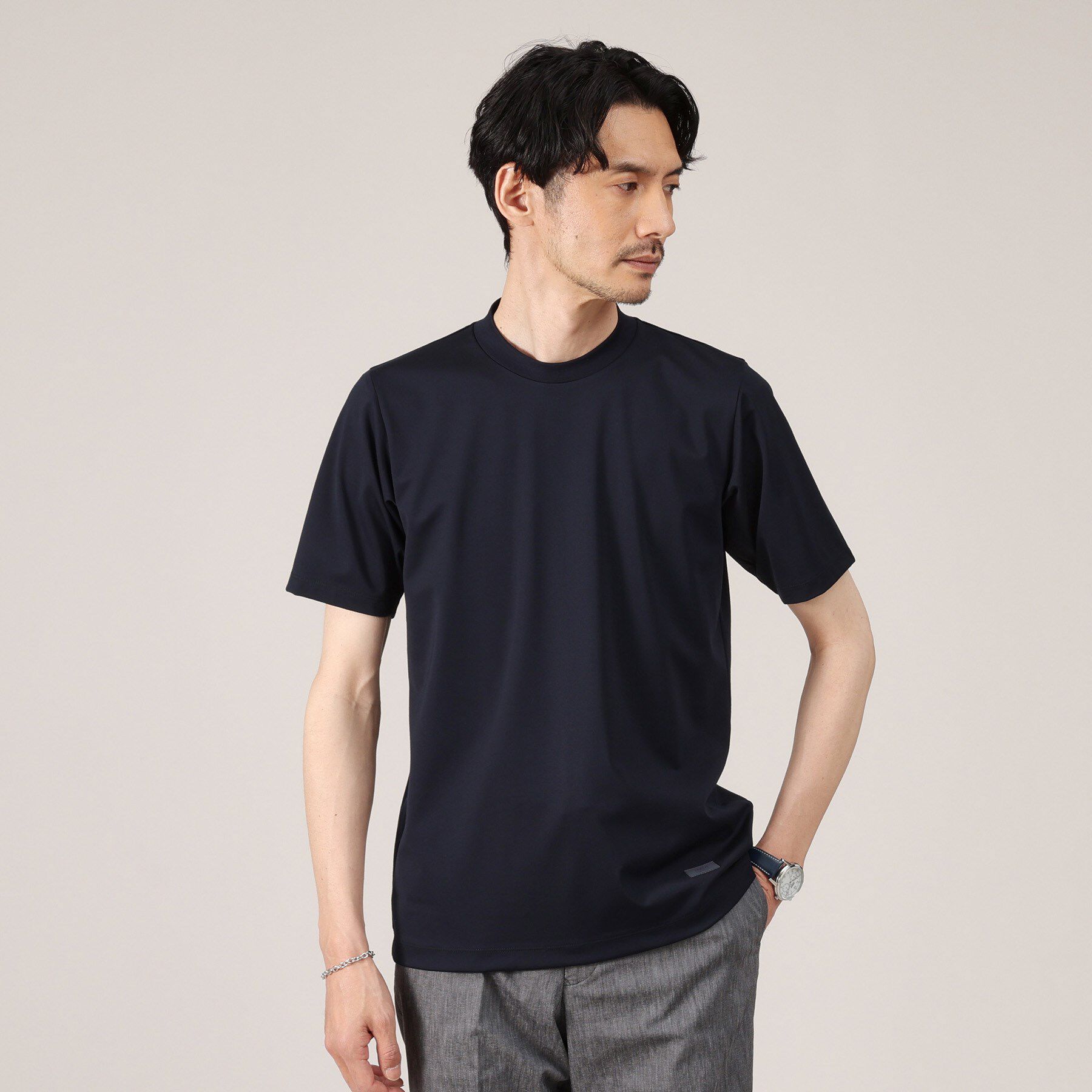 TAKEO KIKUCHI「【接触冷感】テーラード Tシャツ」|Tシャツ・カットソー|
