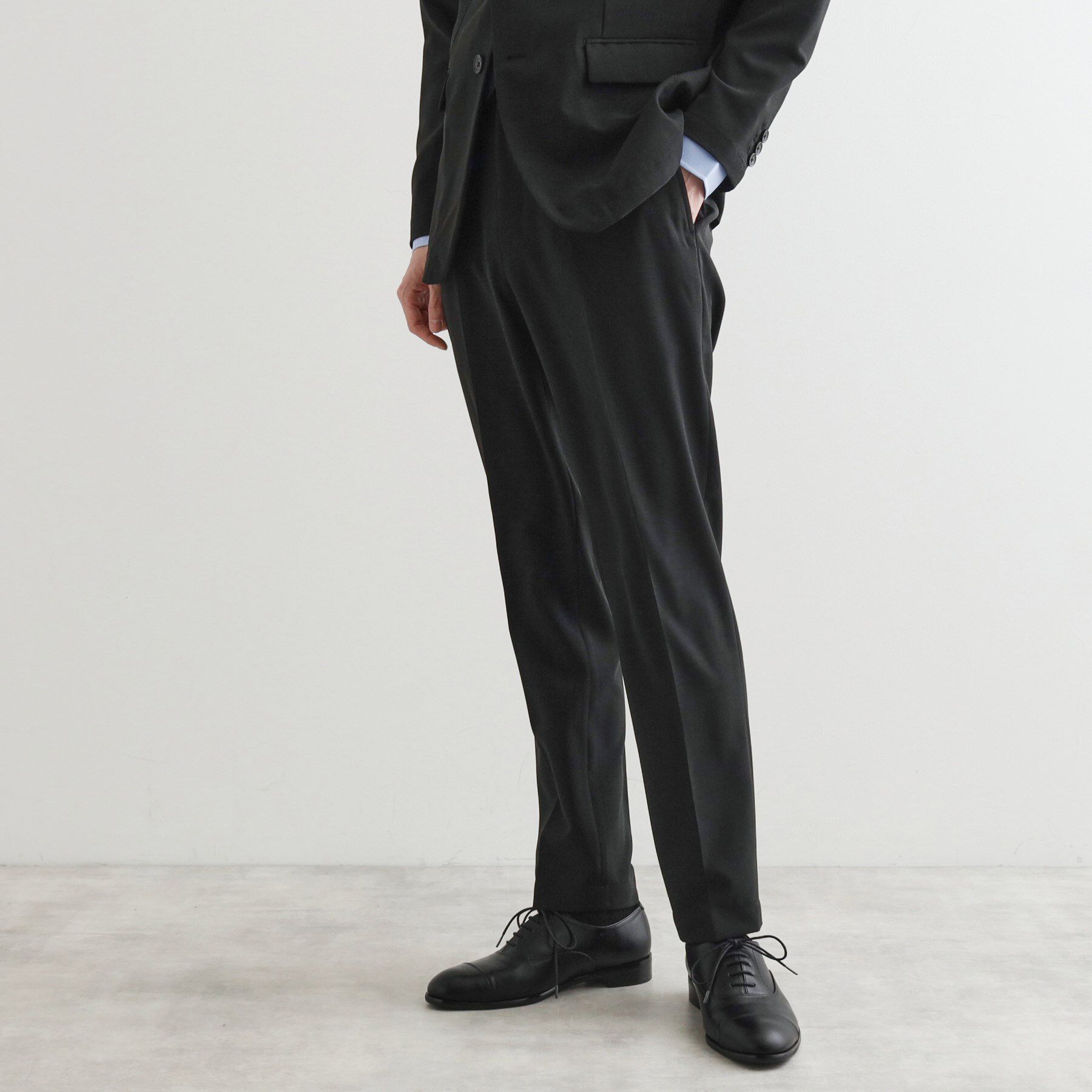 tk.TAKEO KIKUCHI「【WEB限定 マシンウォッシャブル】機能性エアリードライセットアップ/シングルジャケット&テーパード」|スーツ|