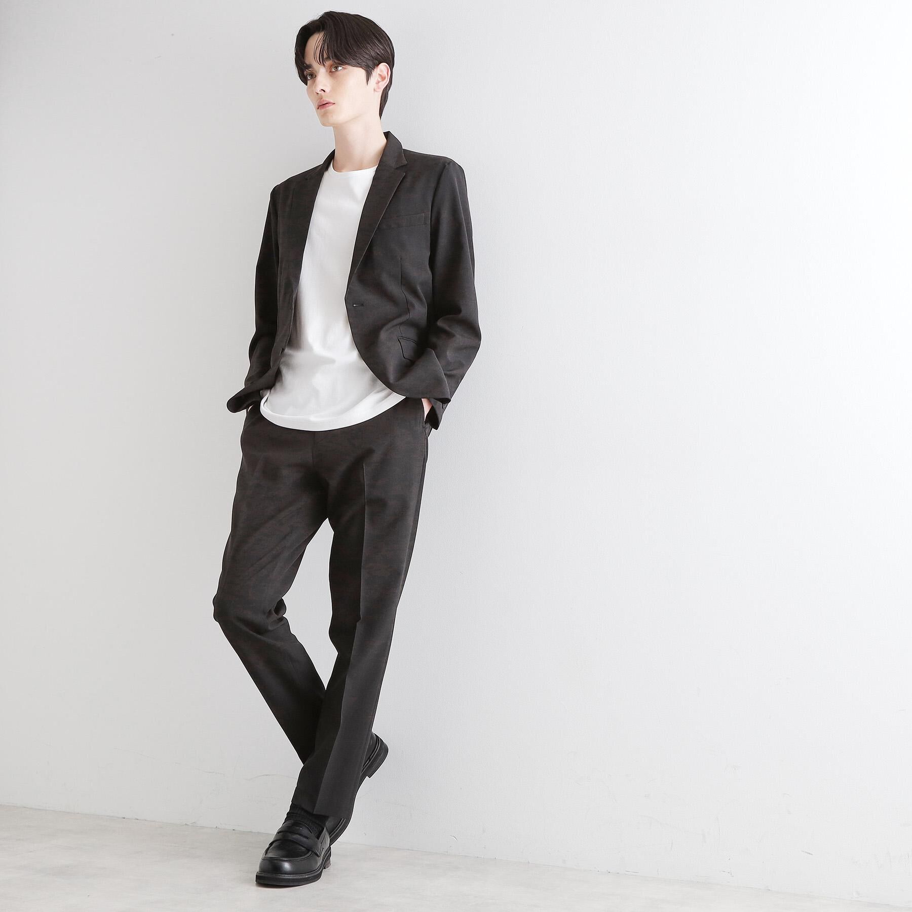 tk.TAKEO KIKUCHI「【WEB限定 マシンウォッシャブル】機能性エアリードライセットアップ/シングルジャケット&テーパード」|スーツ|