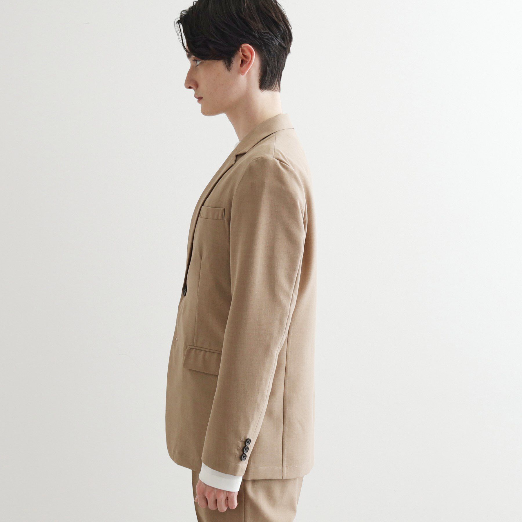 tk.TAKEO KIKUCHI「【WEB限定 マシンウォッシャブル】機能性エアリードライセットアップ/シングルジャケット&テーパード」|スーツ|