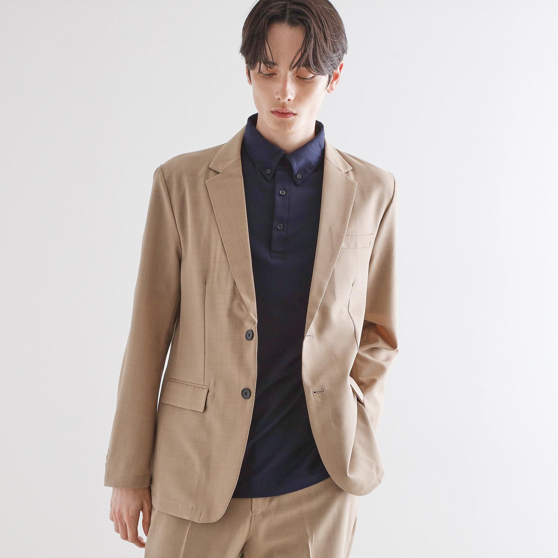 tk.TAKEO KIKUCHI「【WEB限定 マシンウォッシャブル】機能性エアリードライセットアップ/シングルジャケット&テーパード」|スーツ|