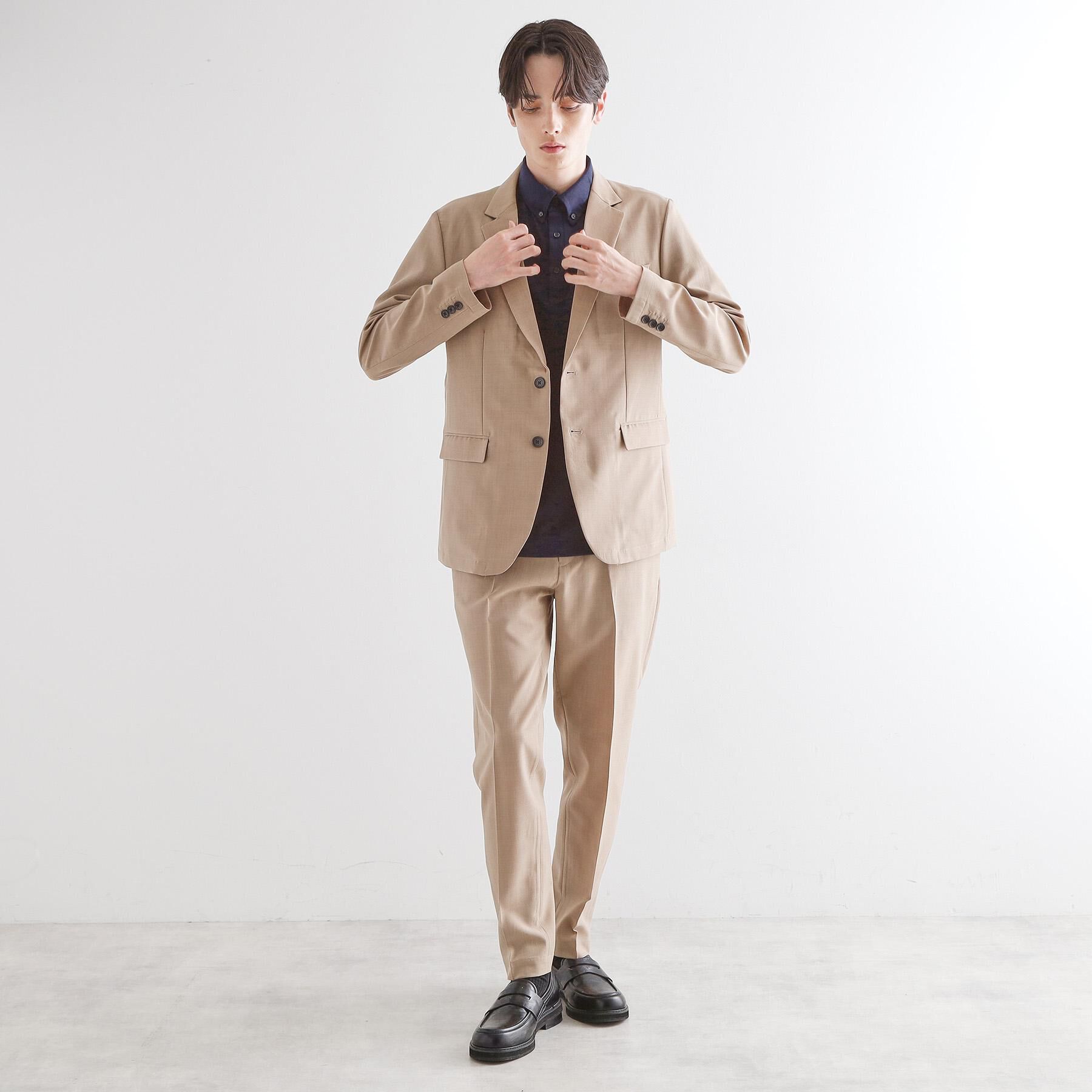 tk.TAKEO KIKUCHI「【WEB限定 マシンウォッシャブル】機能性エアリードライセットアップ/シングルジャケット&テーパード」|スーツ|