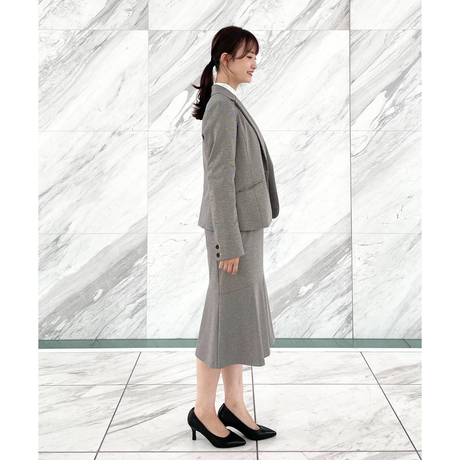 index「セットアップ対応　DELEGANT ポンチジャケット【WEB限定サイズ/洗える】」|テーラードジャケット|