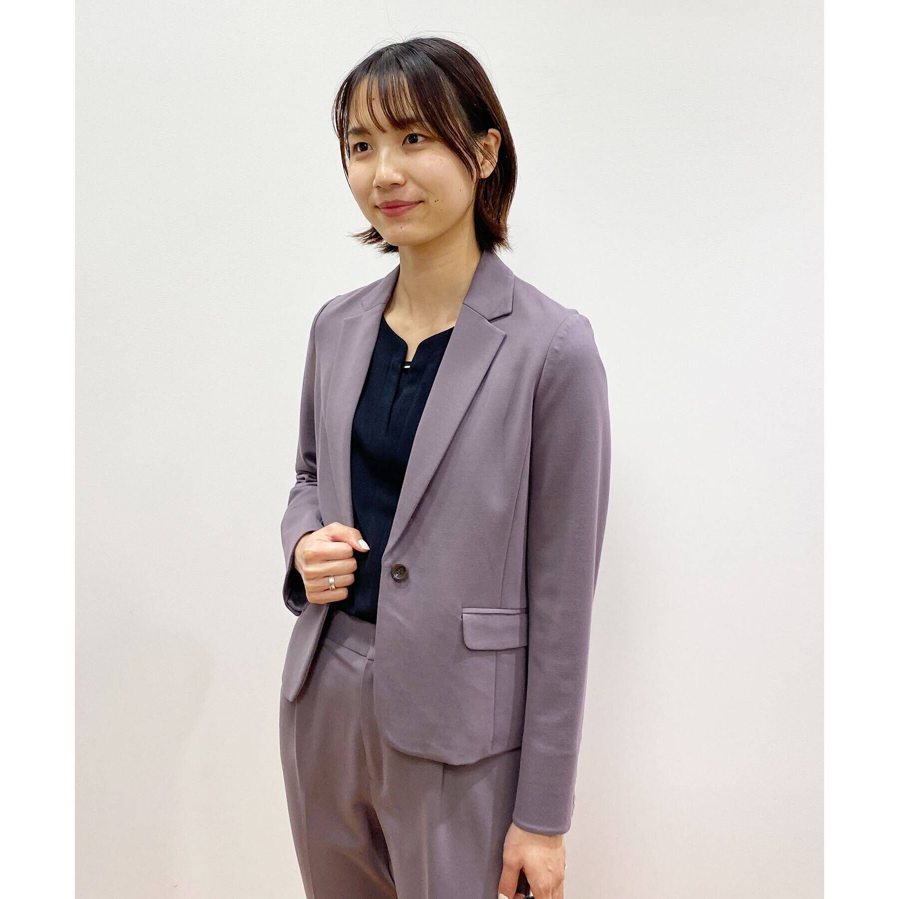 index「セットアップ対応　DELEGANT ポンチジャケット【WEB限定サイズ/洗える】」|テーラードジャケット|