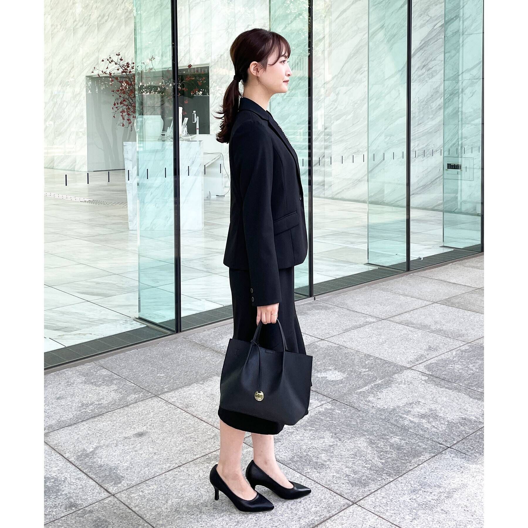 index「セットアップ対応　DELEGANT ポンチジャケット【WEB限定サイズ/洗える】」|テーラードジャケット|