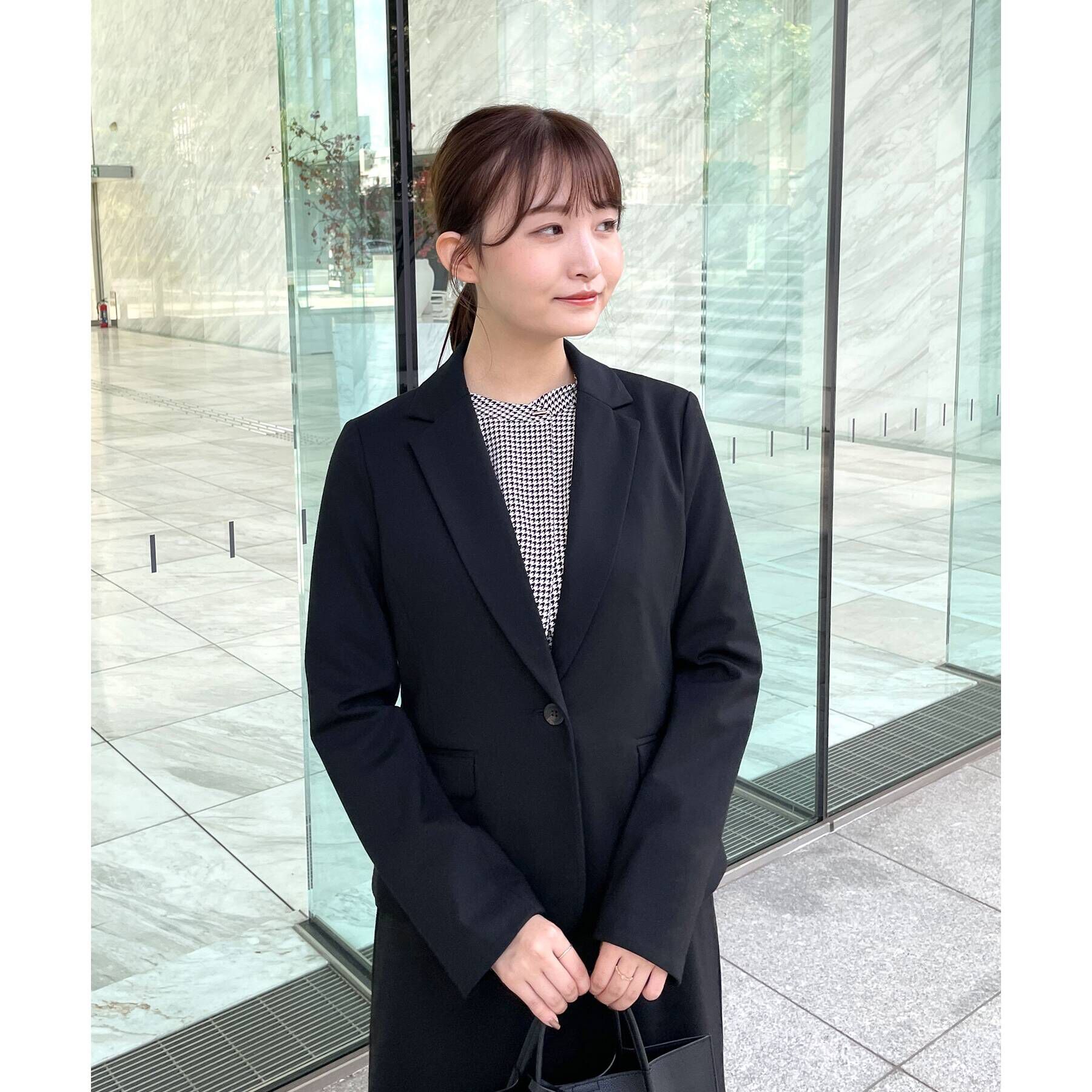 index「セットアップ対応　DELEGANT ポンチジャケット【WEB限定サイズ/洗える】」|テーラードジャケット|