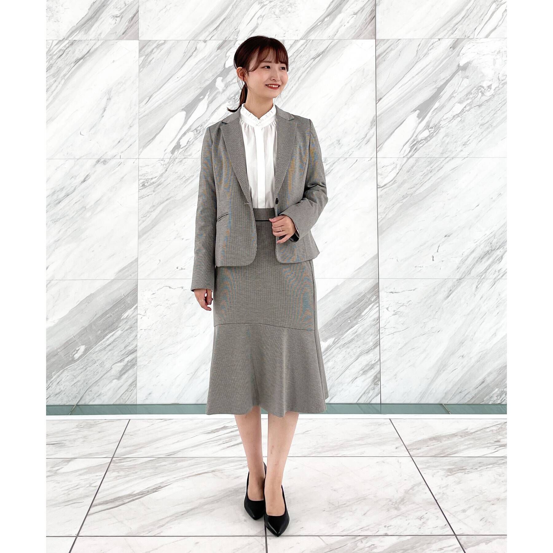 index「セットアップ対応　DELEGANT ポンチジャケット【WEB限定サイズ/洗える】」|テーラードジャケット|