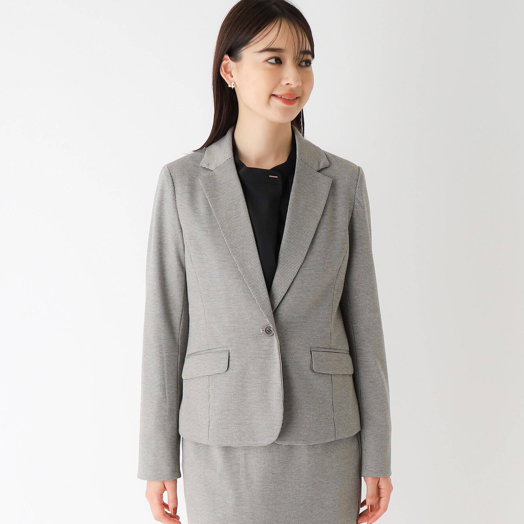 index「セットアップ対応　DELEGANT ポンチジャケット【WEB限定サイズ/洗える】」|テーラードジャケット|