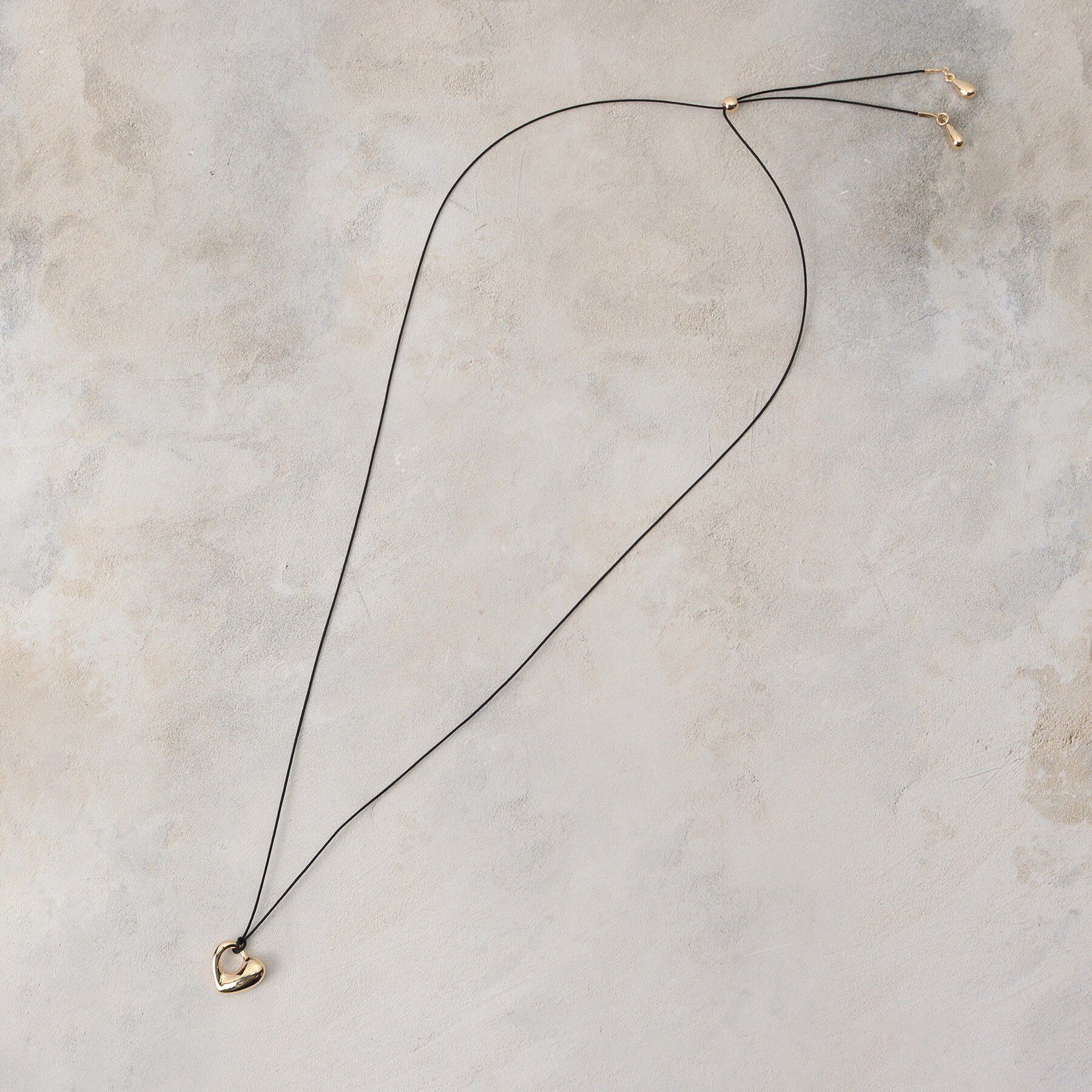 OPAQUE.CLIP「デザインハートモチーフ スライドネックレス」|ネックレス|