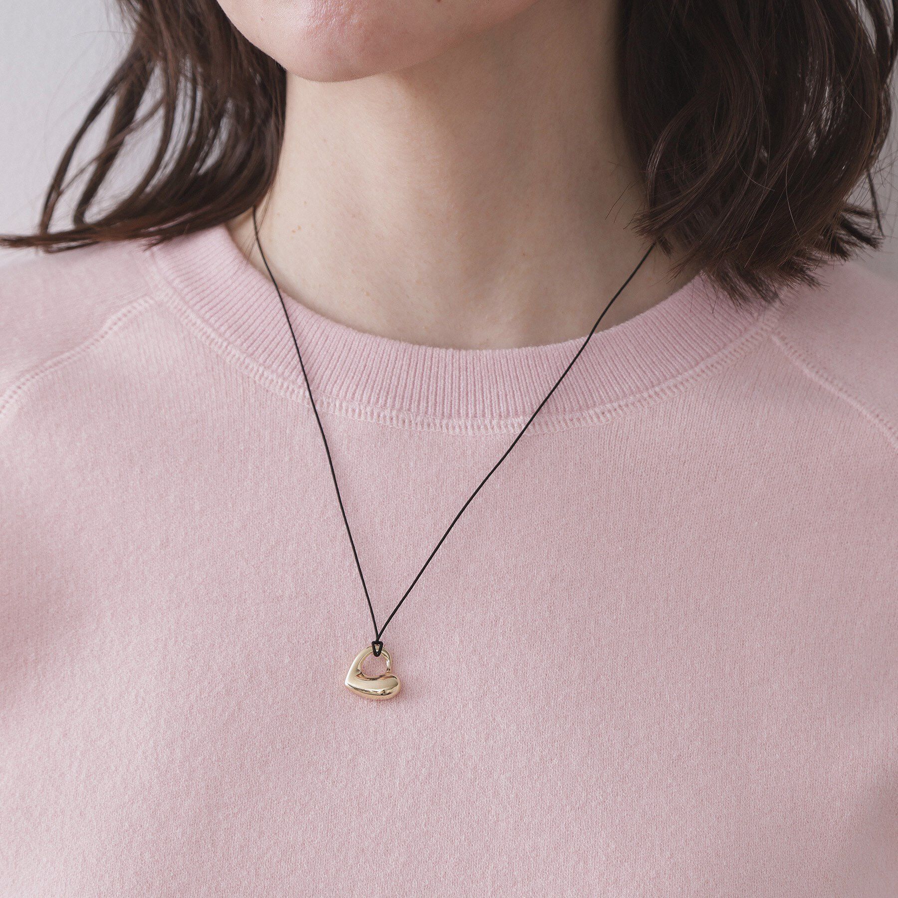 OPAQUE.CLIP「デザインハートモチーフ スライドネックレス」|ネックレス|