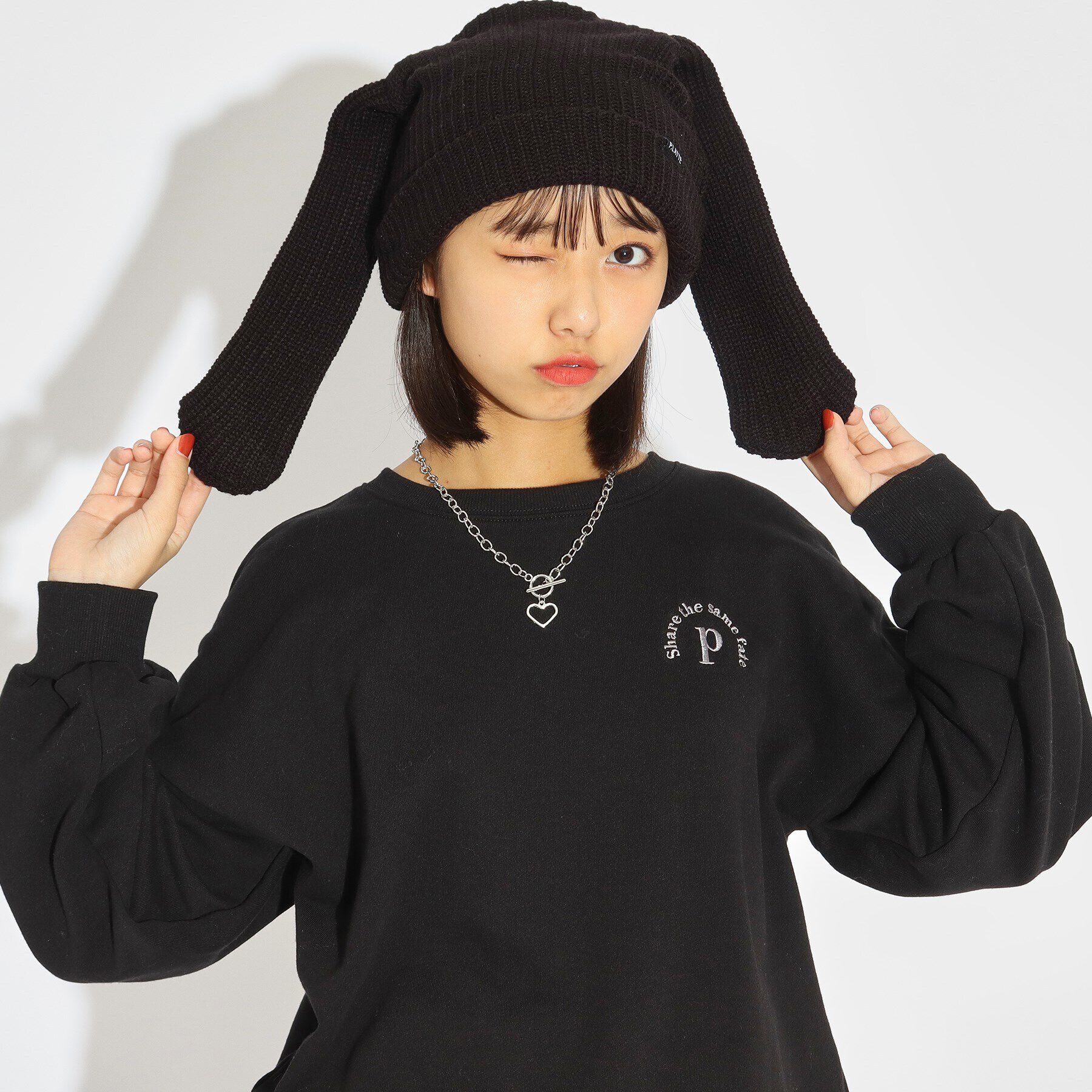 PINK-latte「ハートネックレス」|ネックレス|