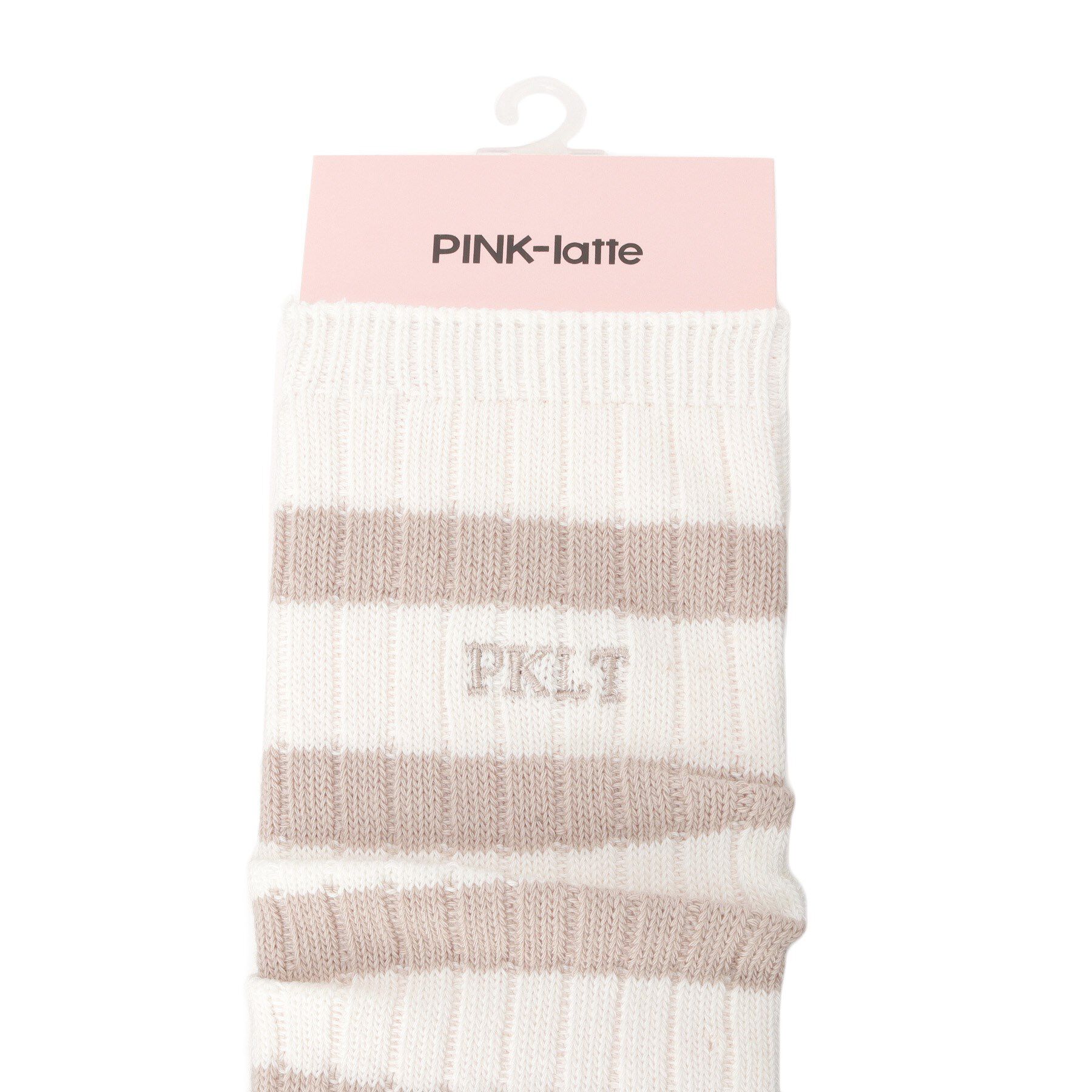 PINK-latte「ボーダールーズ」|ソックス|