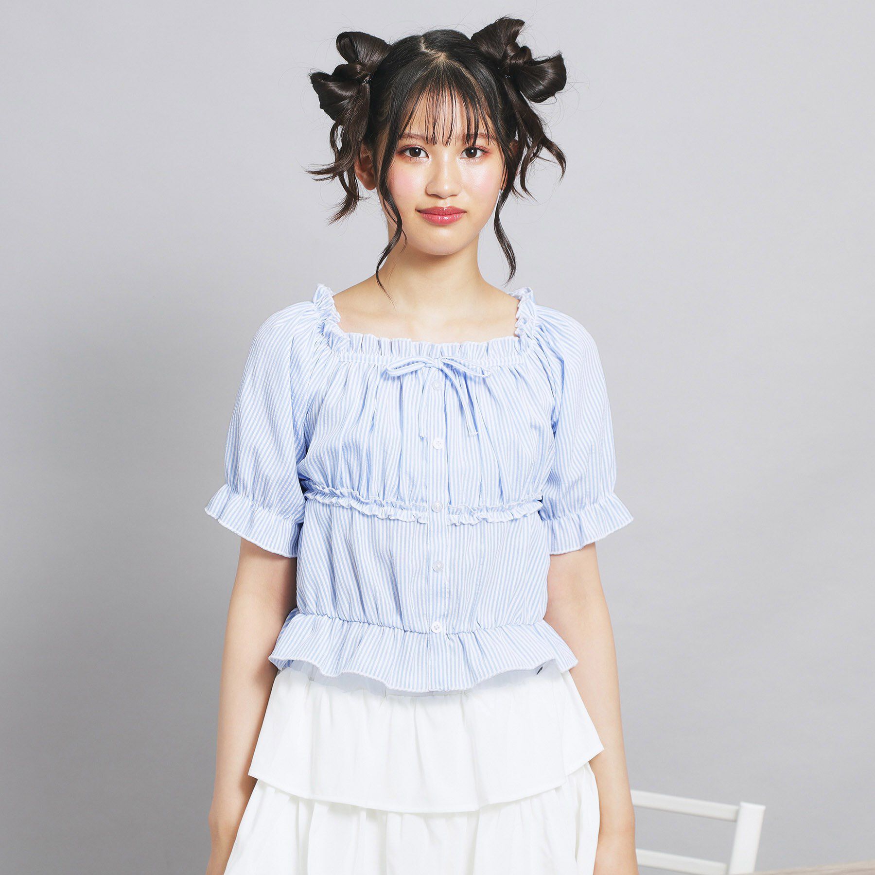 PINK-latte「オフショル2WAYブラウス」|シャツ・ブラウス|