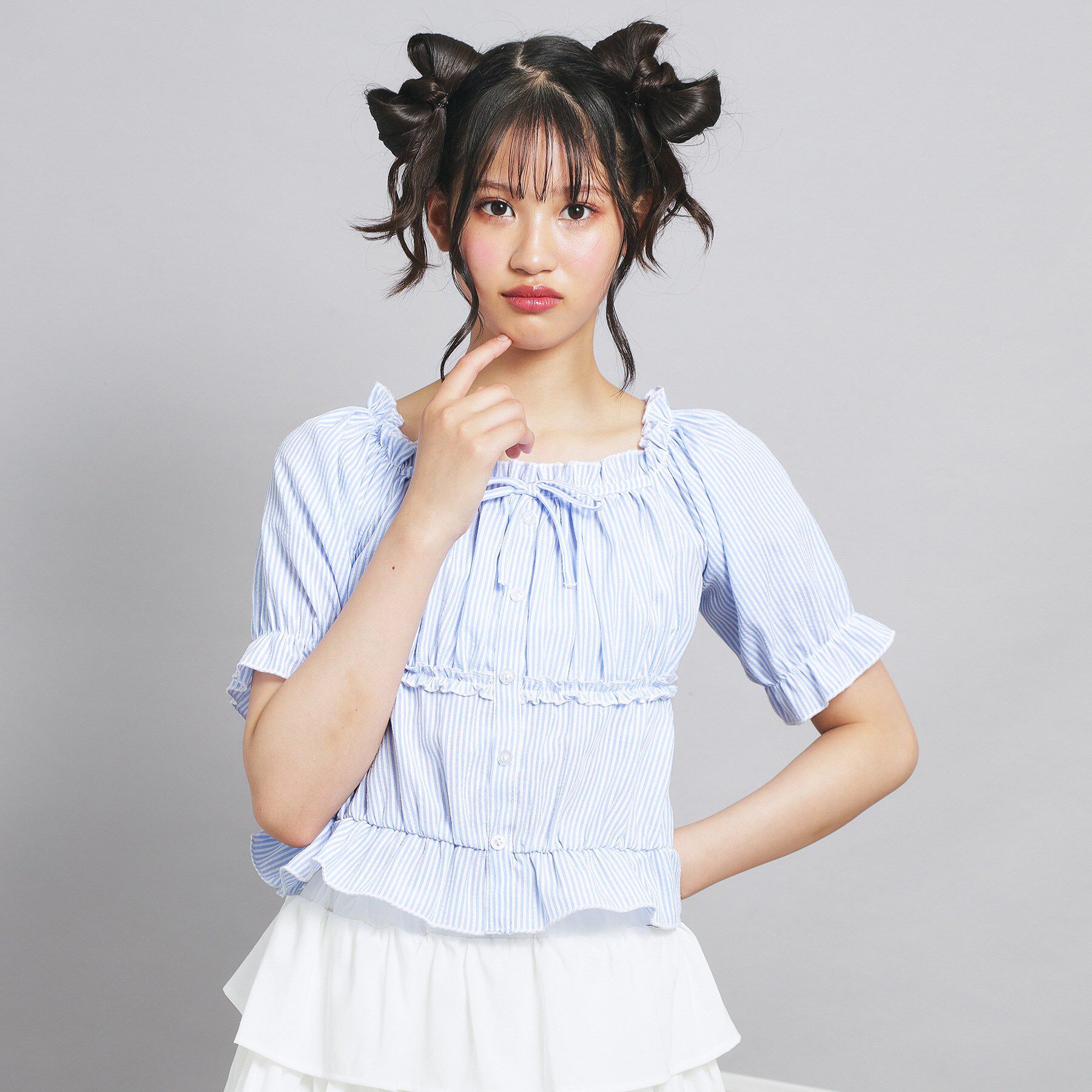 PINK-latte「オフショル2WAYブラウス」|シャツ・ブラウス|