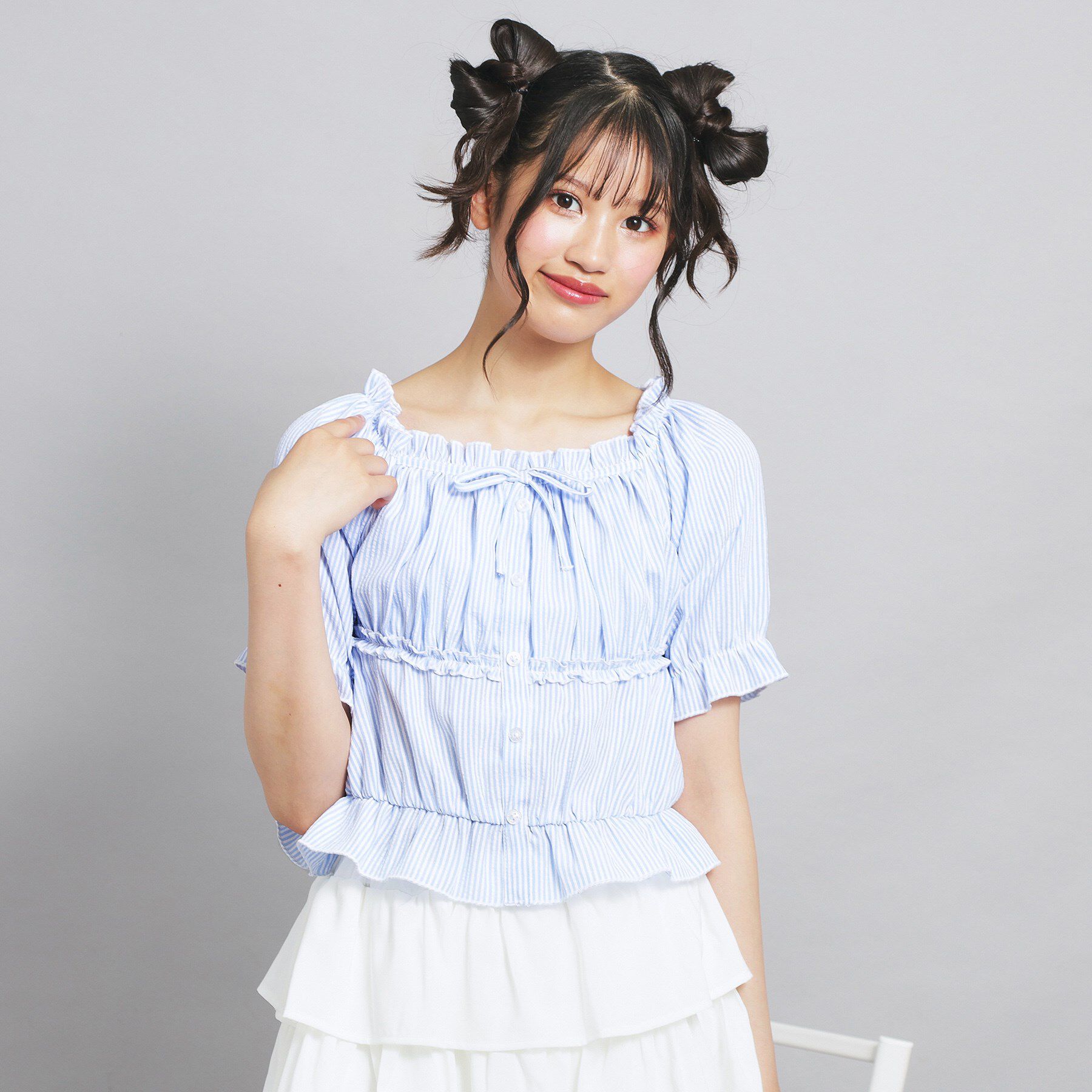 PINK-latte「オフショル2WAYブラウス」|シャツ・ブラウス|