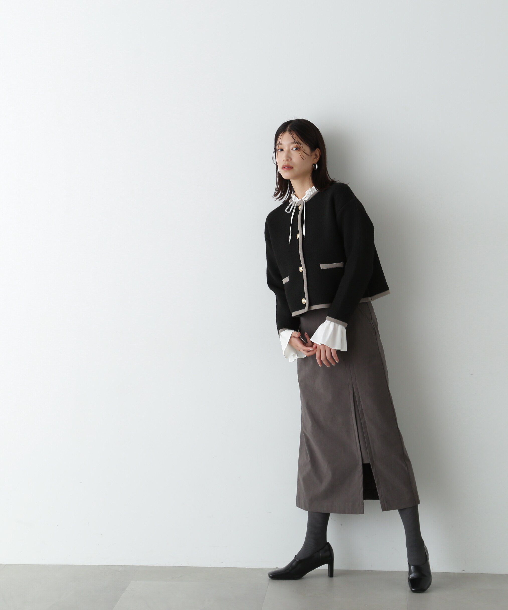  「コーデュロイスリットスカート《S Size Line》」|スカート|