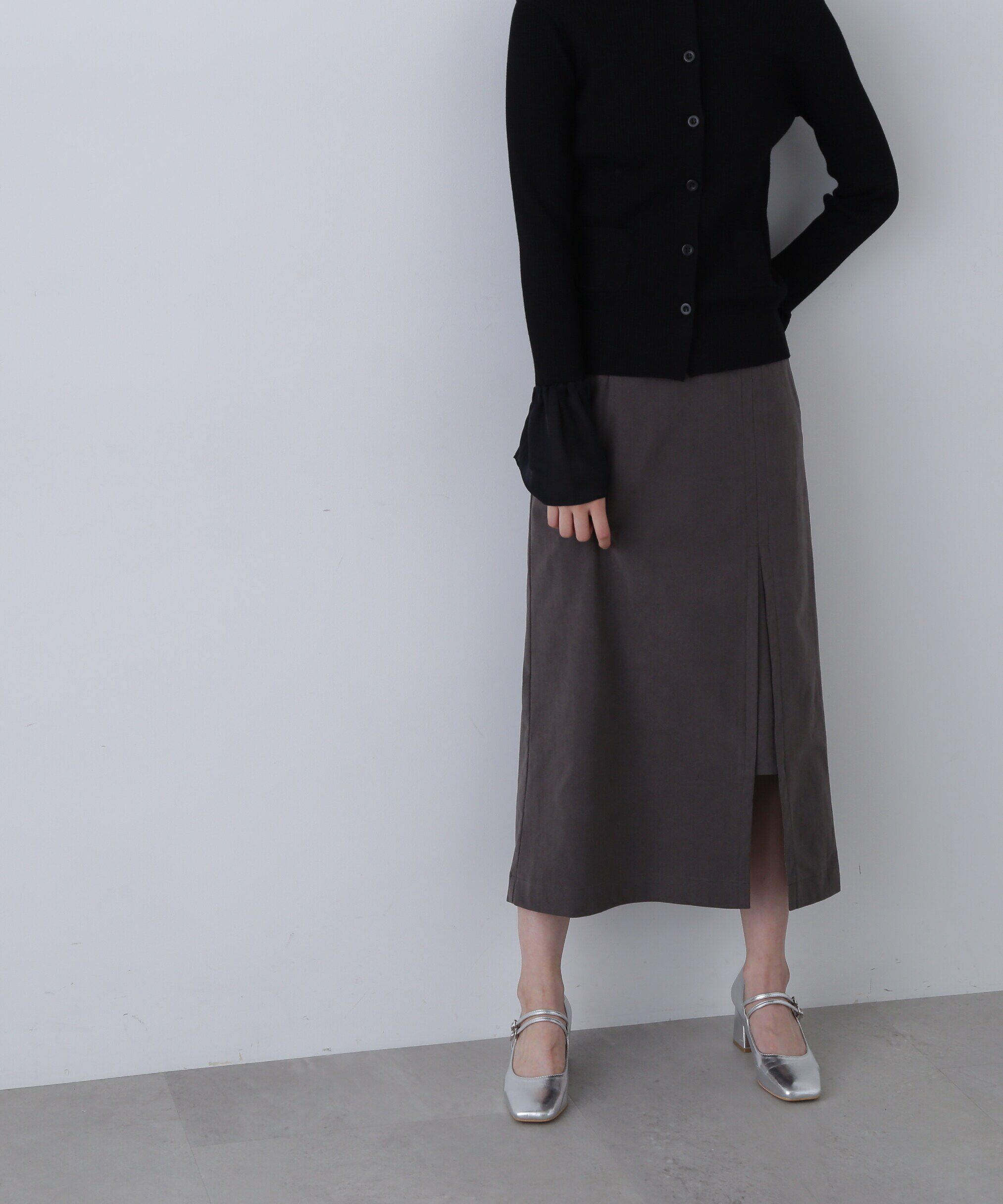  「コーデュロイスリットスカート《S Size Line》」|スカート|