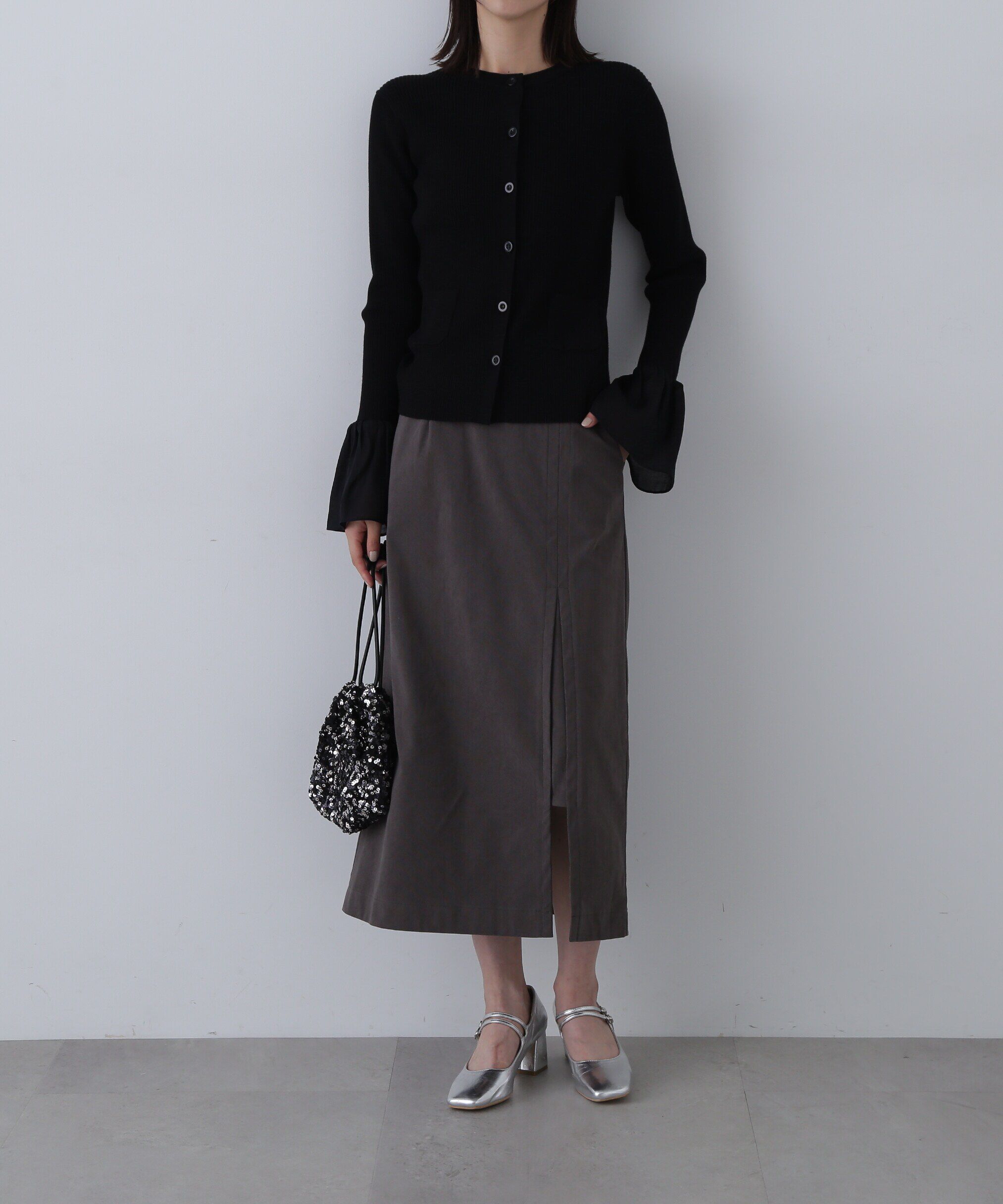  「コーデュロイスリットスカート《S Size Line》」|スカート|