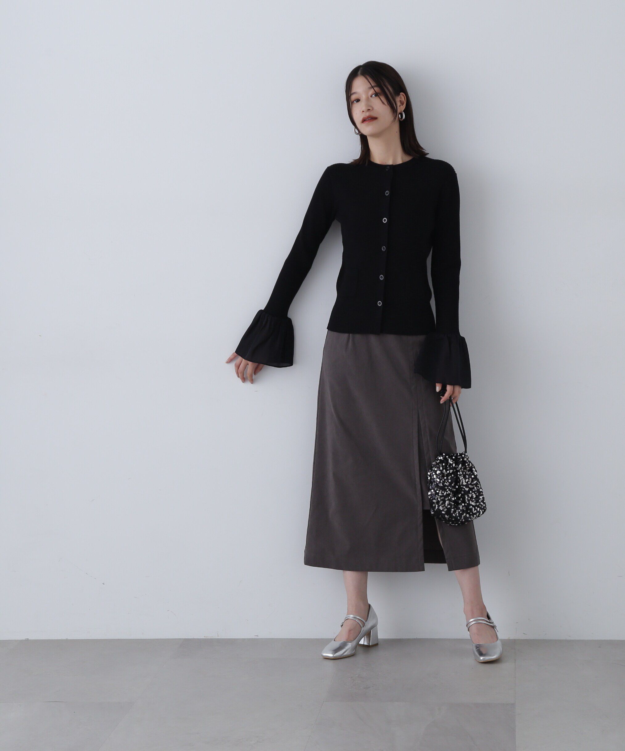  「コーデュロイスリットスカート《S Size Line》」|スカート|