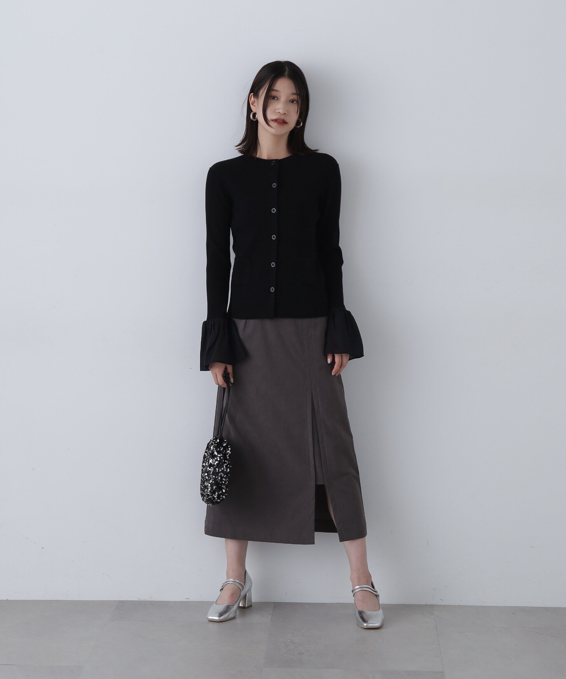  「コーデュロイスリットスカート《S Size Line》」|スカート|