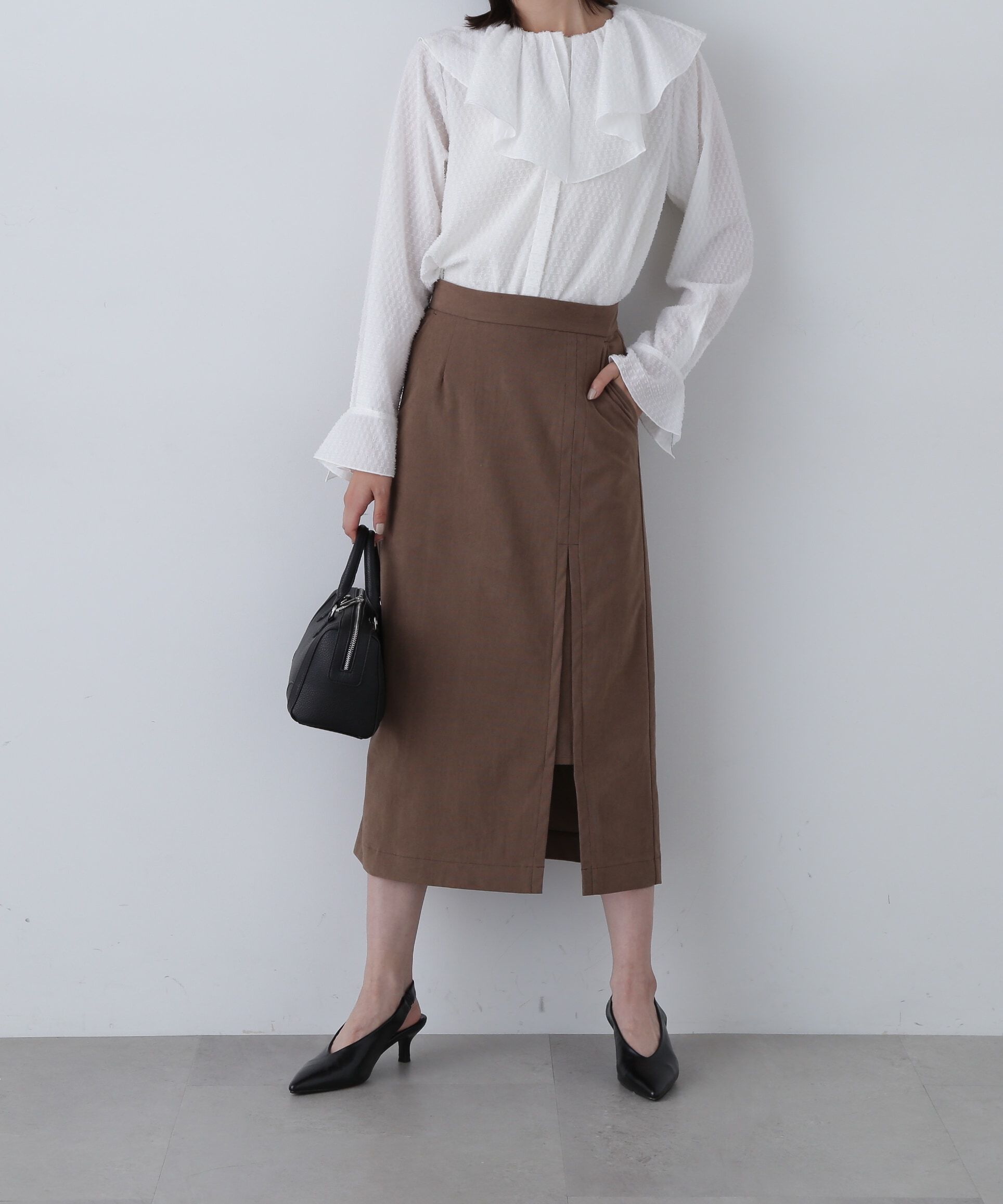  「コーデュロイスリットスカート《S Size Line》」|スカート|