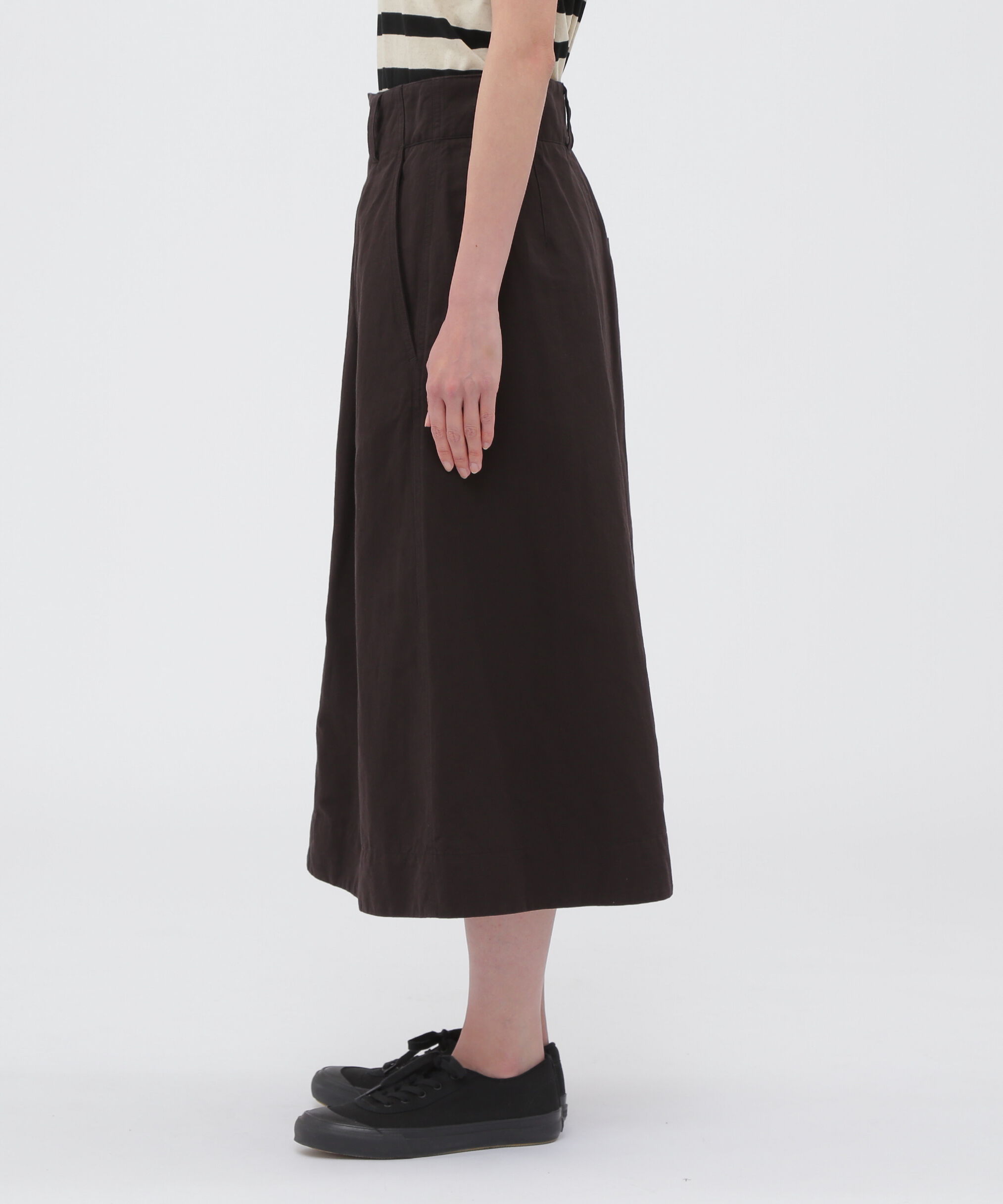 MHL.「LIGHTWEIGHT COTTON LINEN TWILL SKIRT」|スカート|
