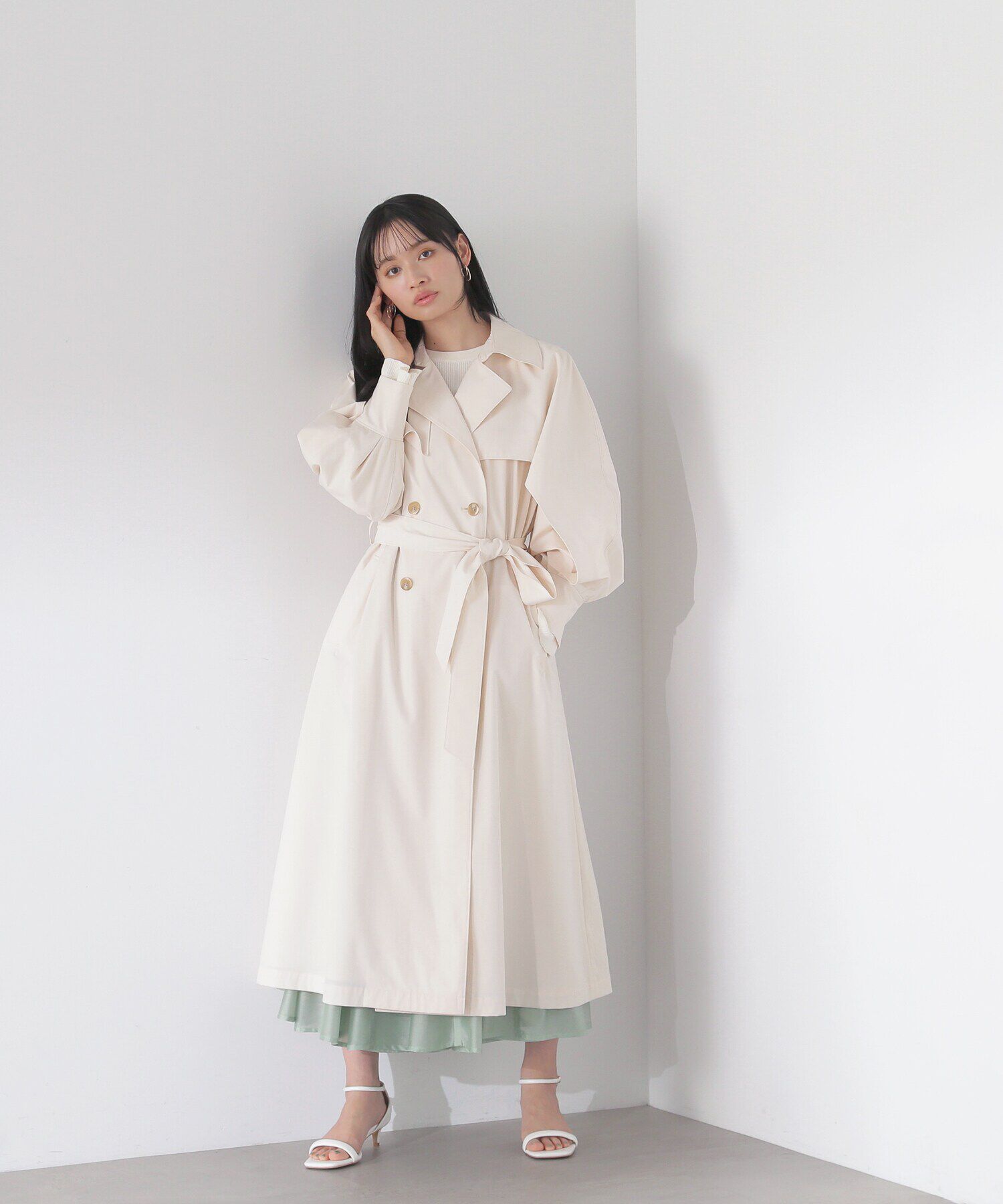  「レイヤースリーブトレンチコート」|その他|