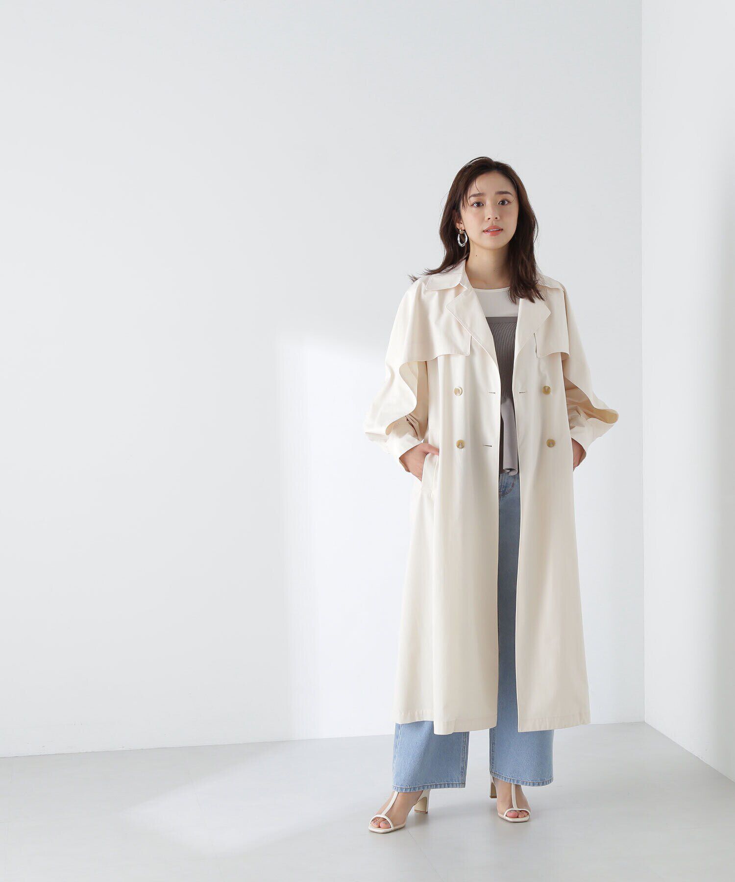  「レイヤースリーブトレンチコート」|その他|