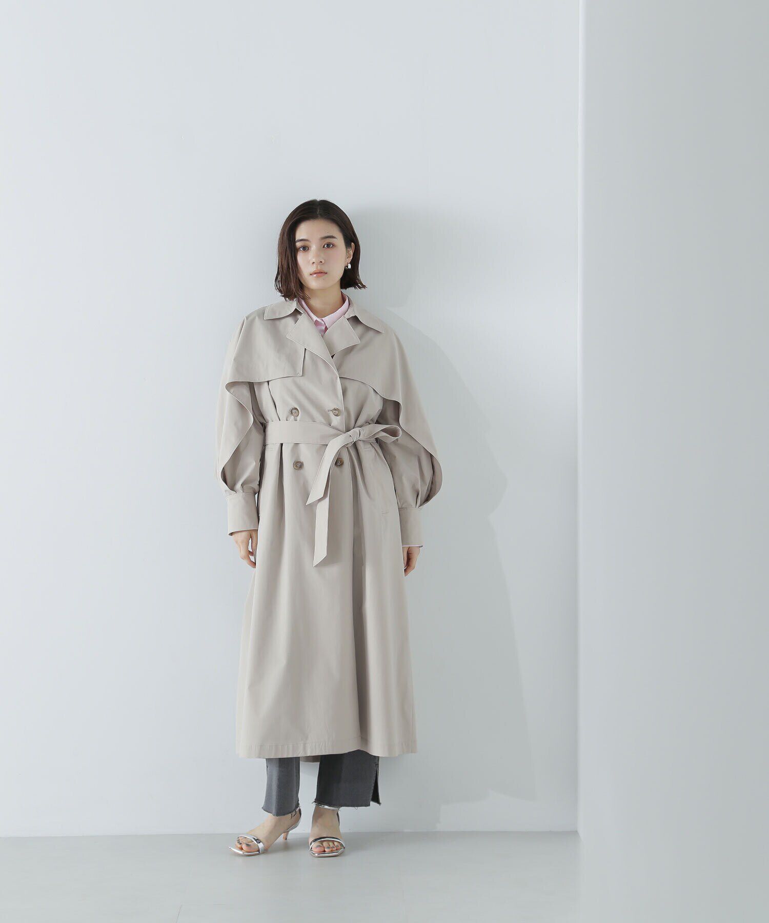  「レイヤースリーブトレンチコート」|その他|