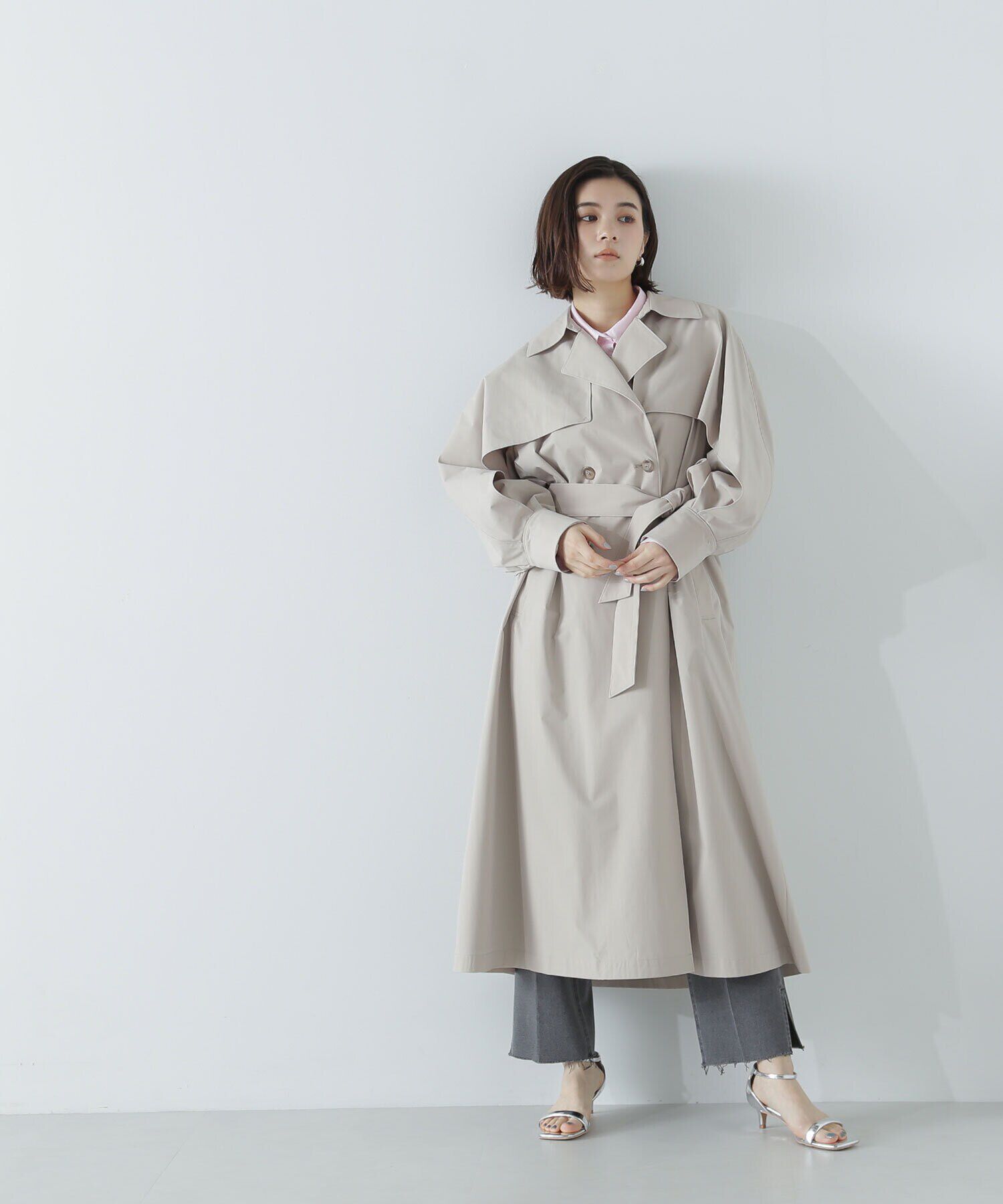  「レイヤースリーブトレンチコート」|その他|