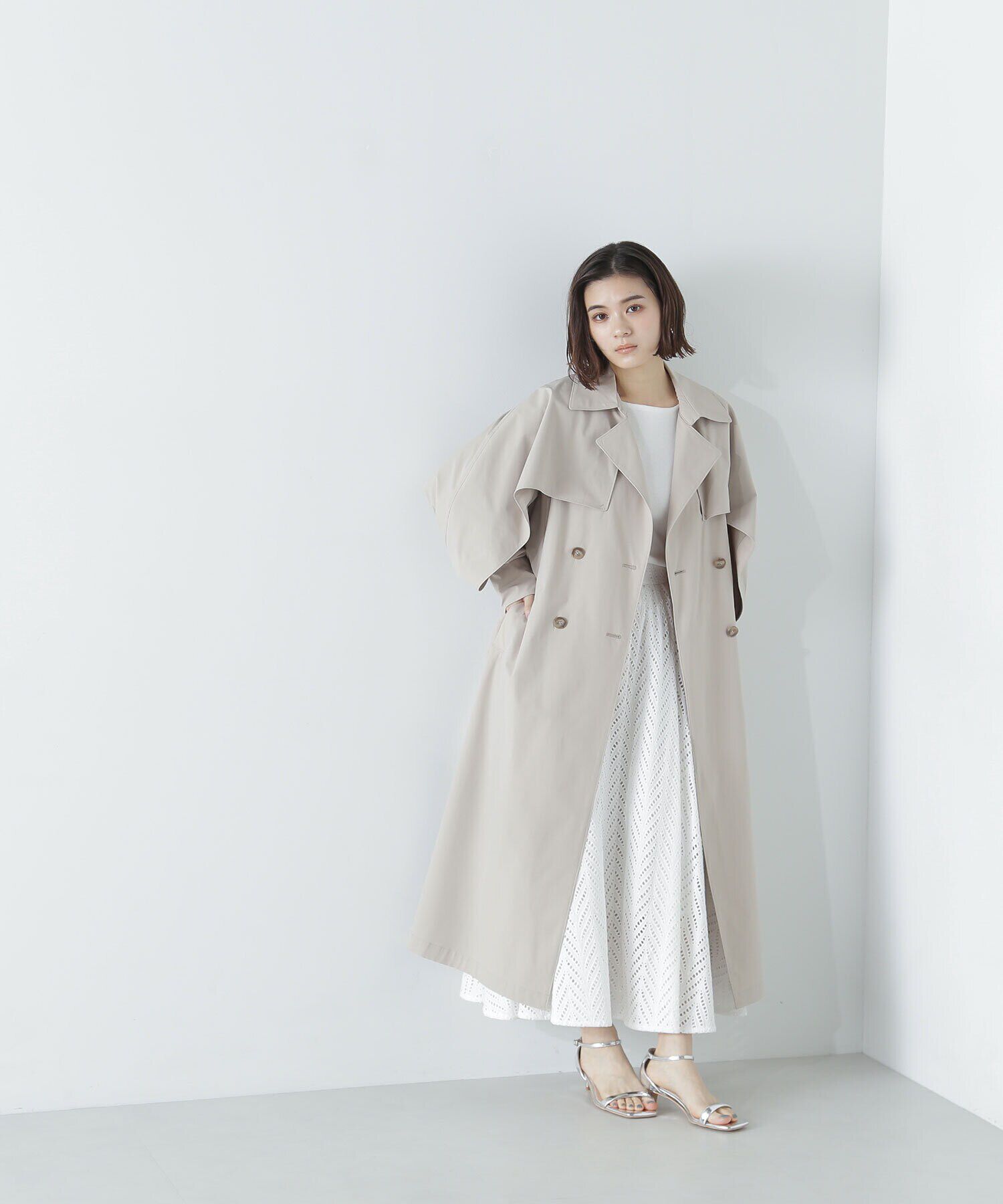  「レイヤースリーブトレンチコート」|その他|