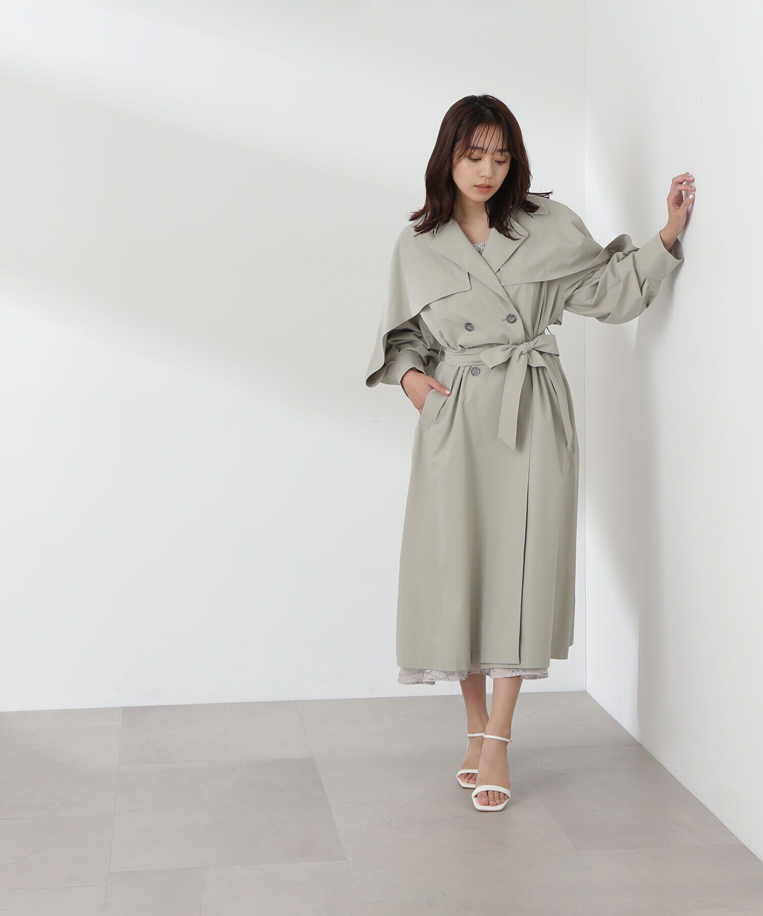  「レイヤースリーブトレンチコート」|その他|