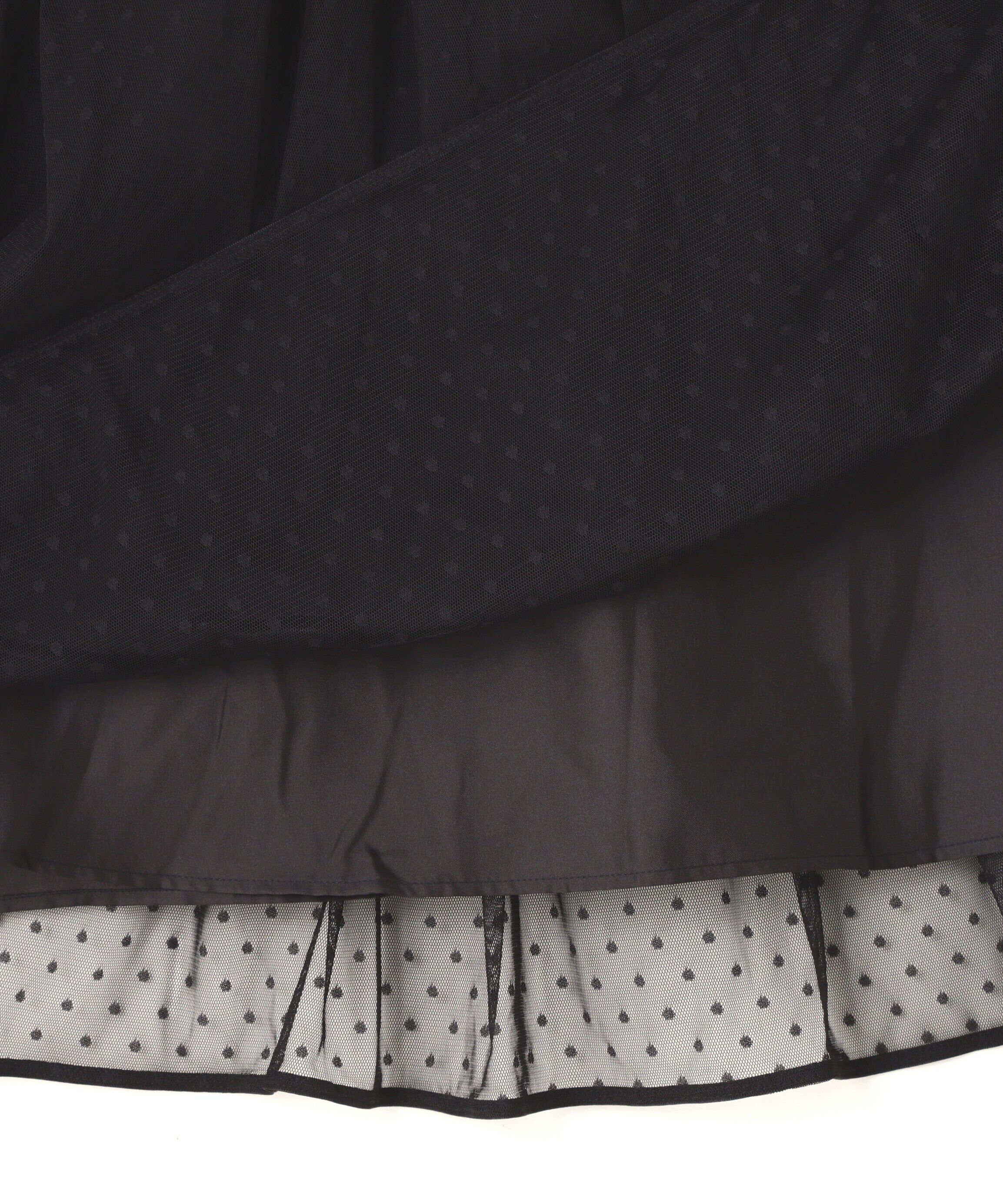  「ドットチュールティアードスカート」|スカート|