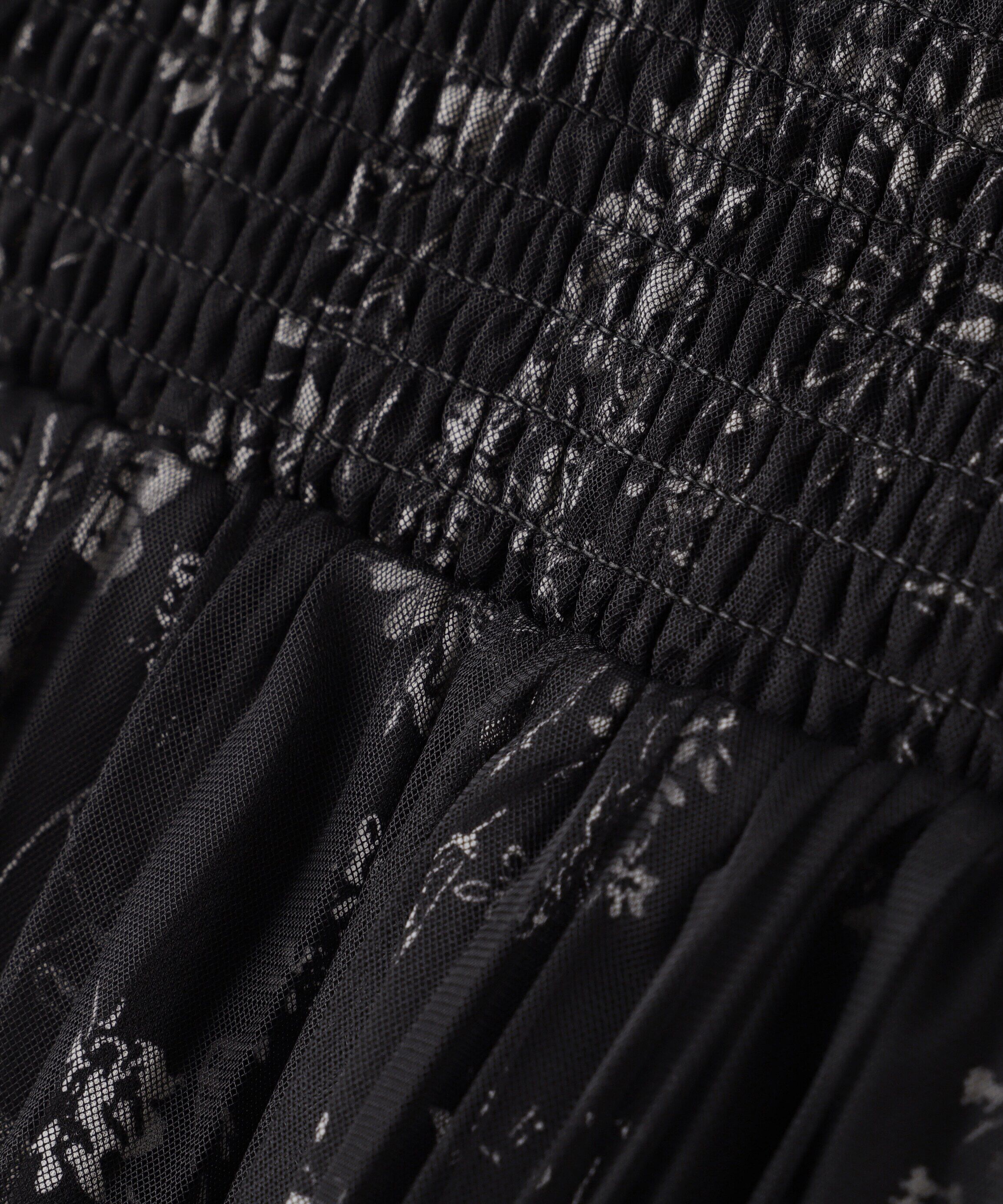  「チュールレイヤープリントワンピース」|ワンピース|