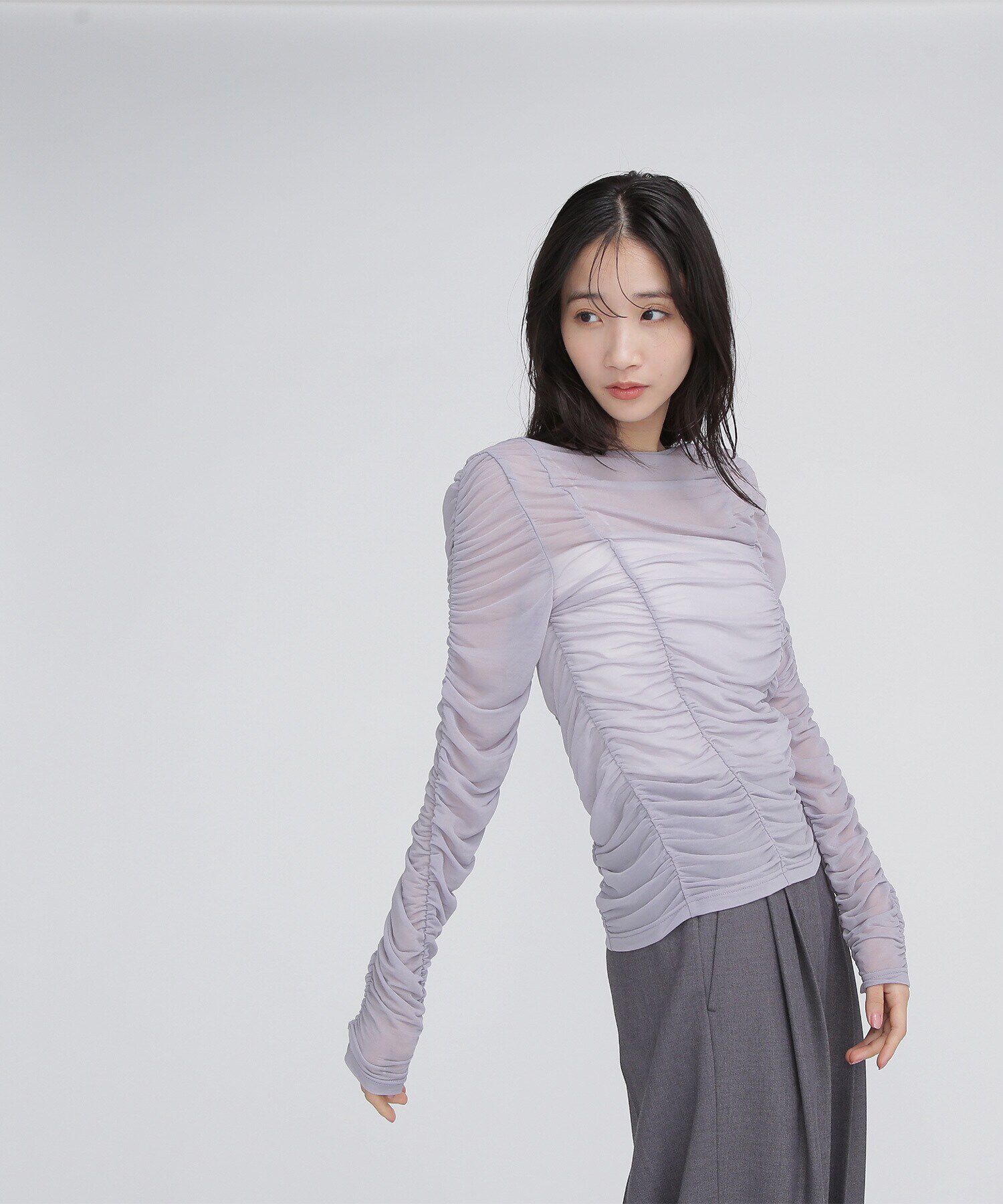  「シャーリングシアートップス」|Tシャツ・カットソー|