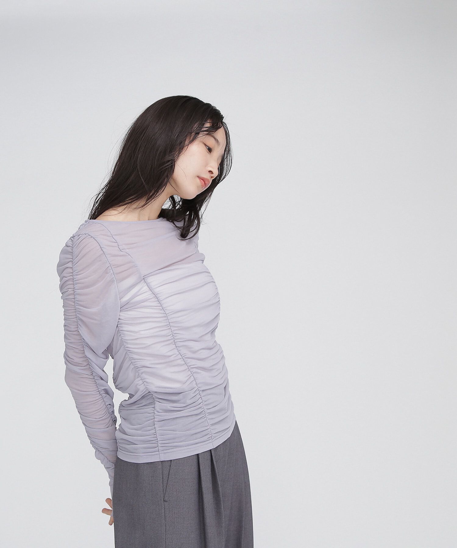  「シャーリングシアートップス」|Tシャツ・カットソー|