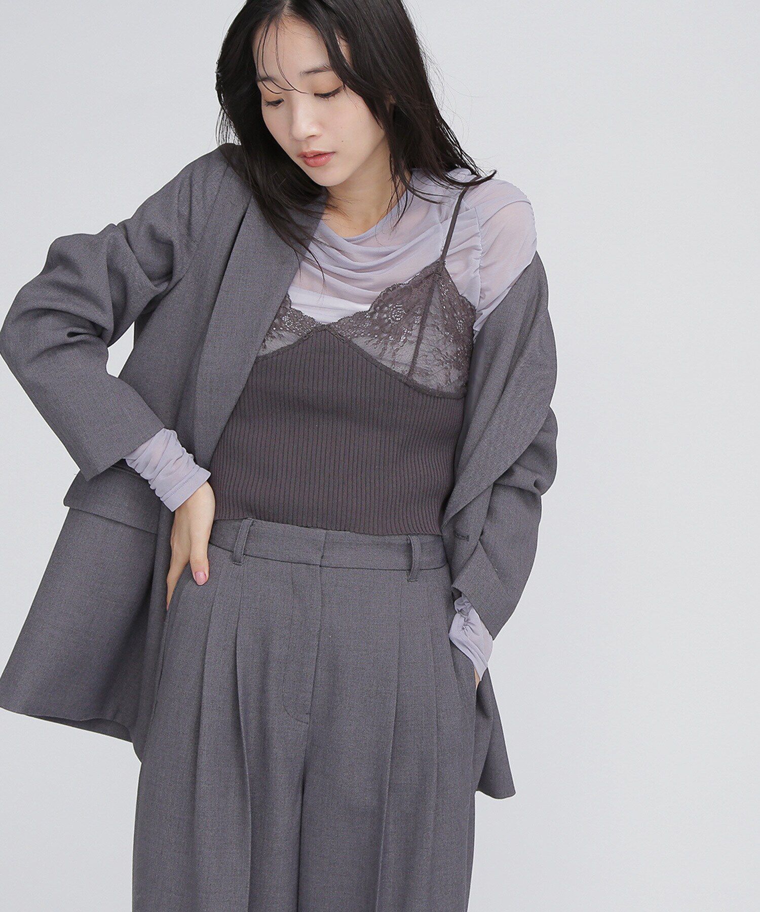  「シャーリングシアートップス」|Tシャツ・カットソー|