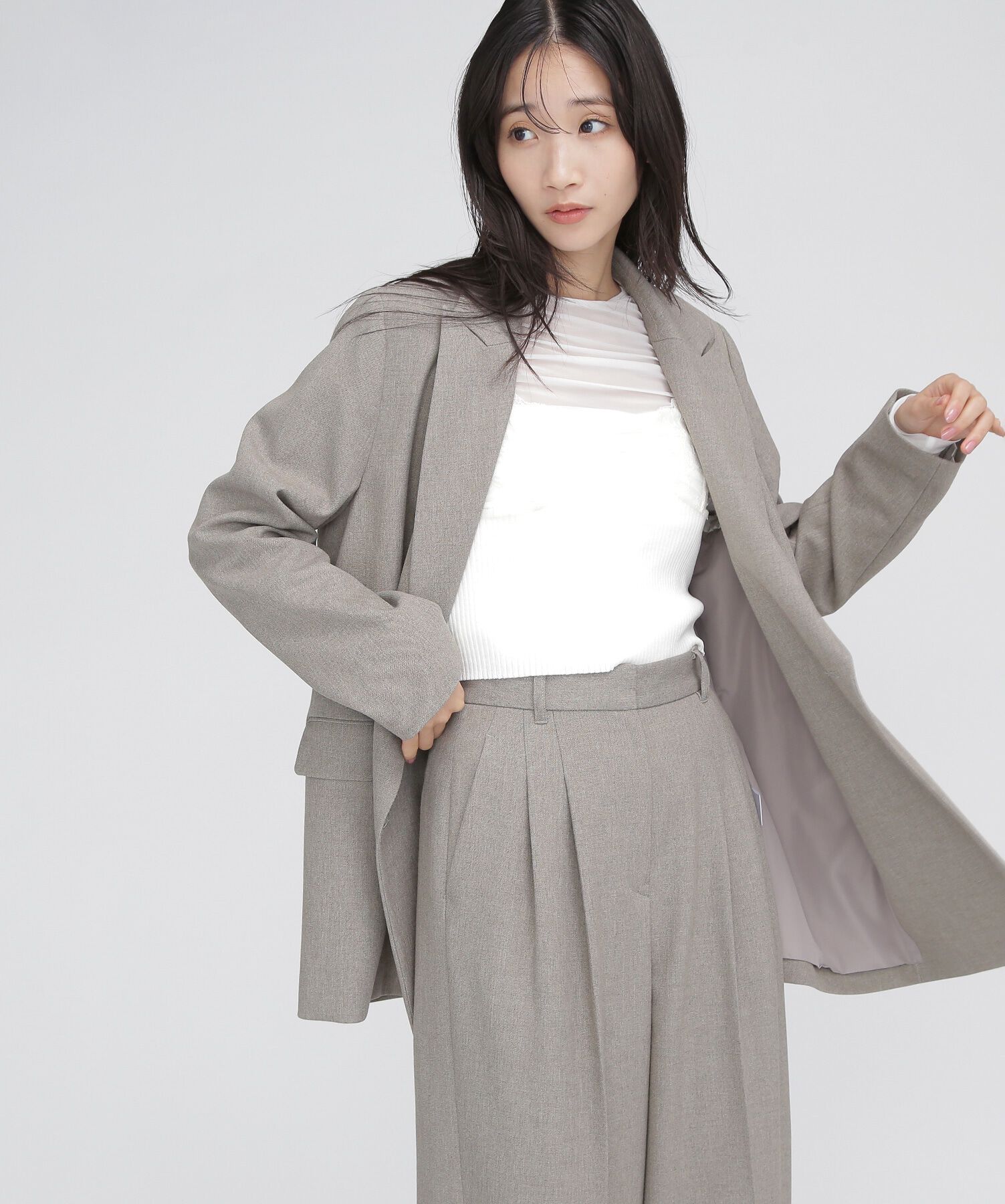  「シャーリングシアートップス」|Tシャツ・カットソー|