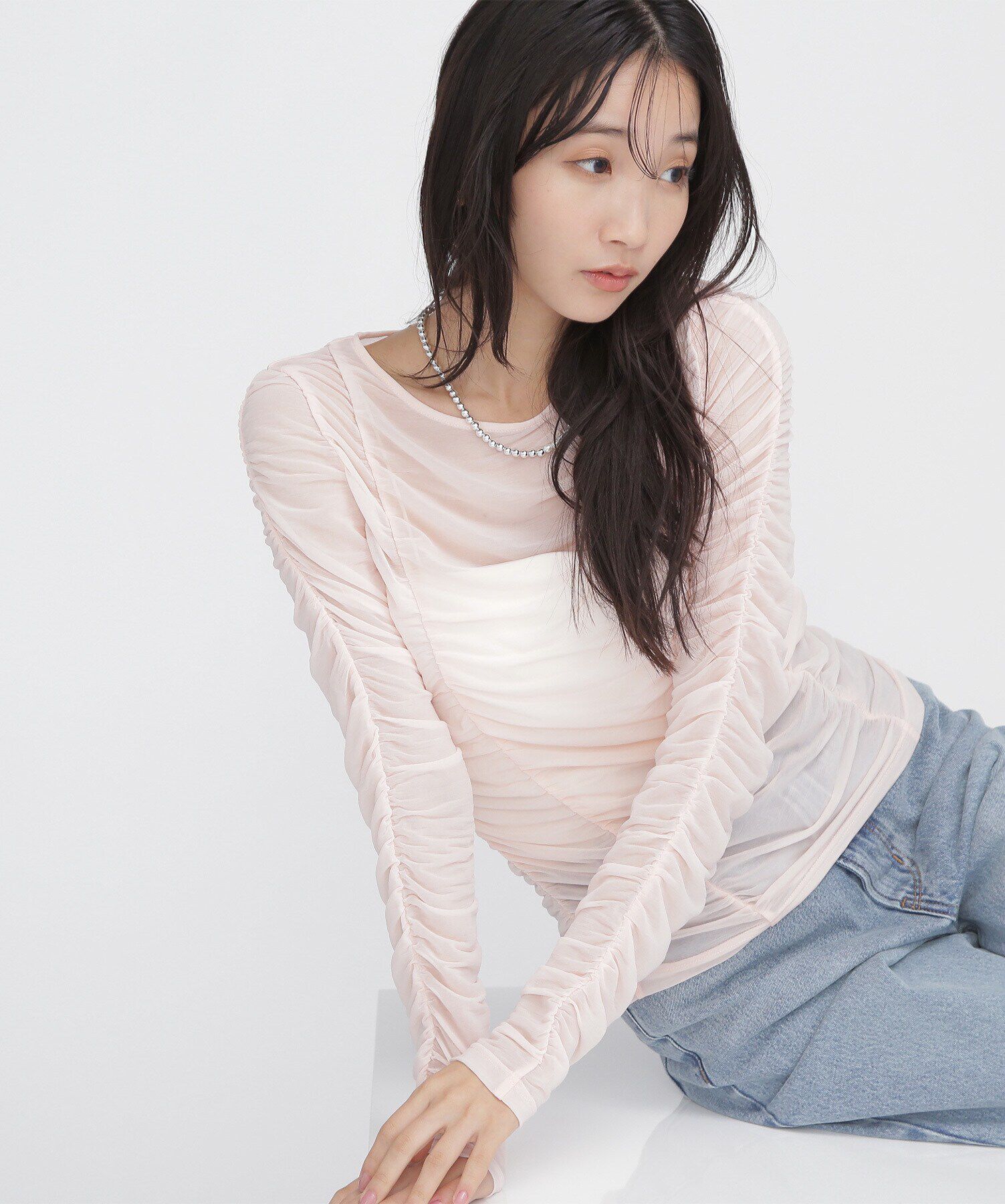  「シャーリングシアートップス」|Tシャツ・カットソー|