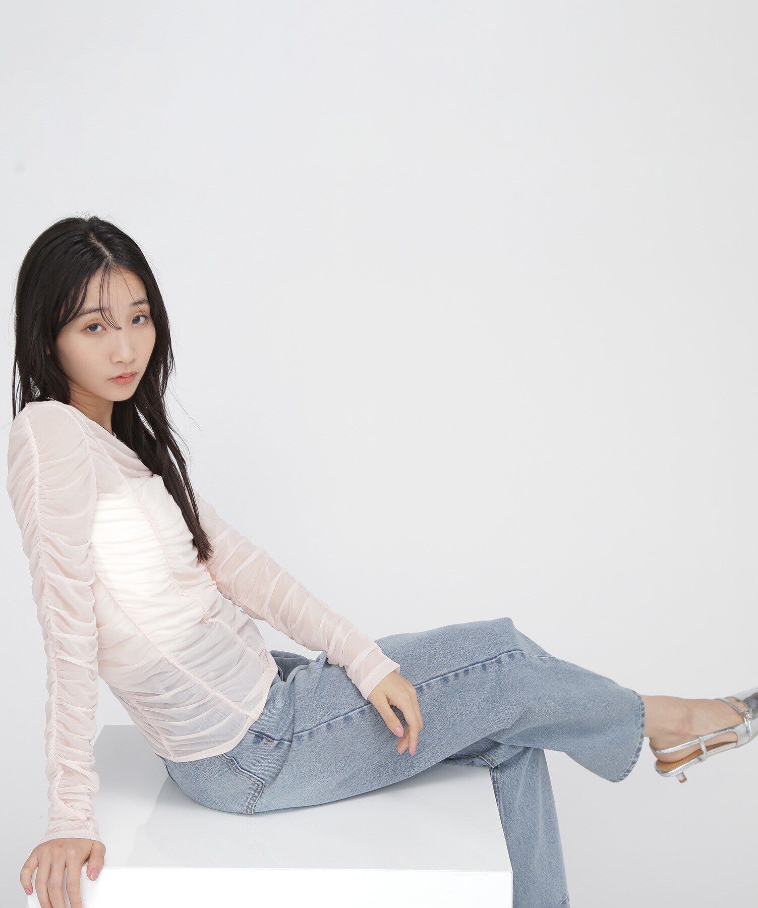  「シャーリングシアートップス」|Tシャツ・カットソー|