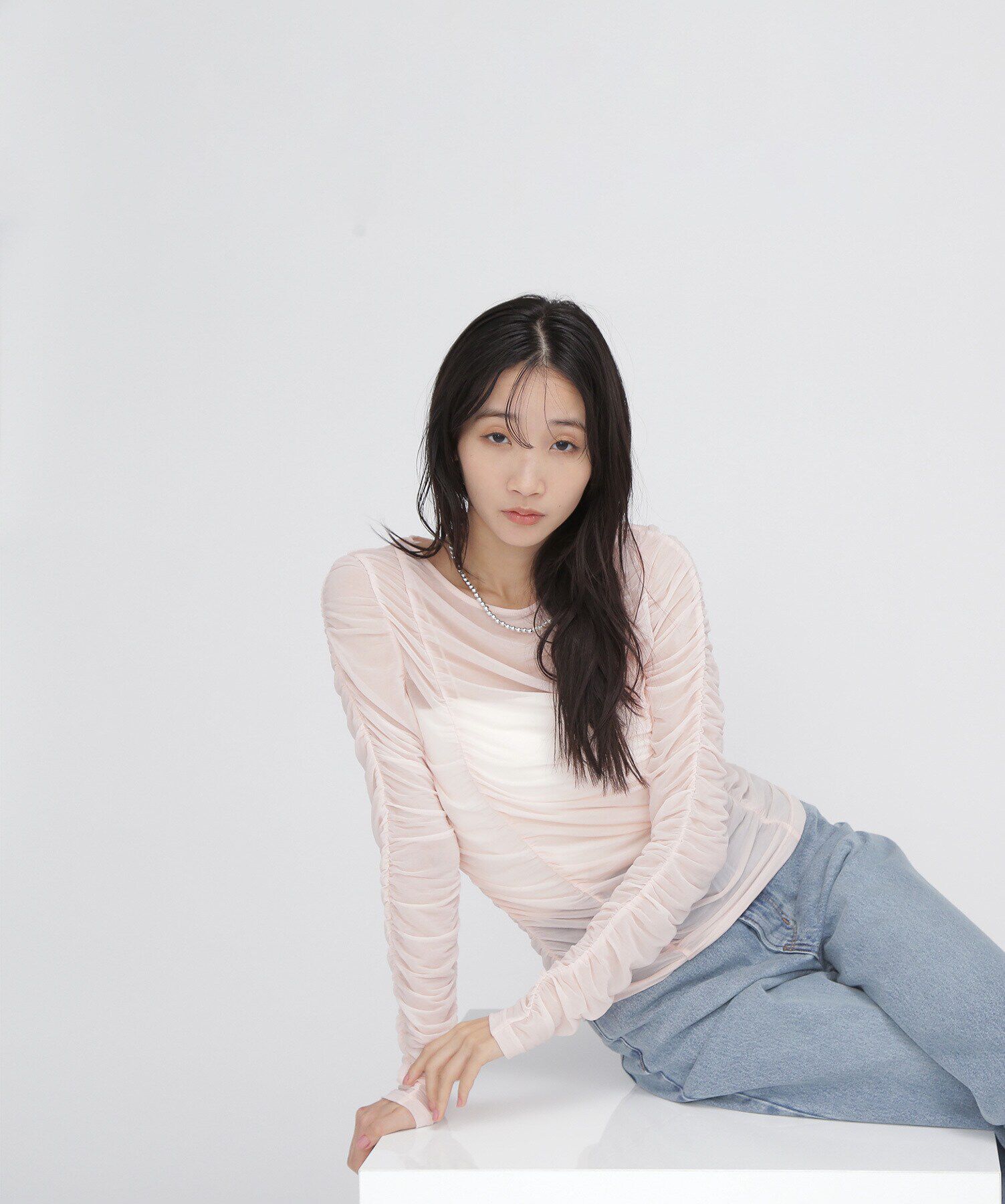  「シャーリングシアートップス」|Tシャツ・カットソー|