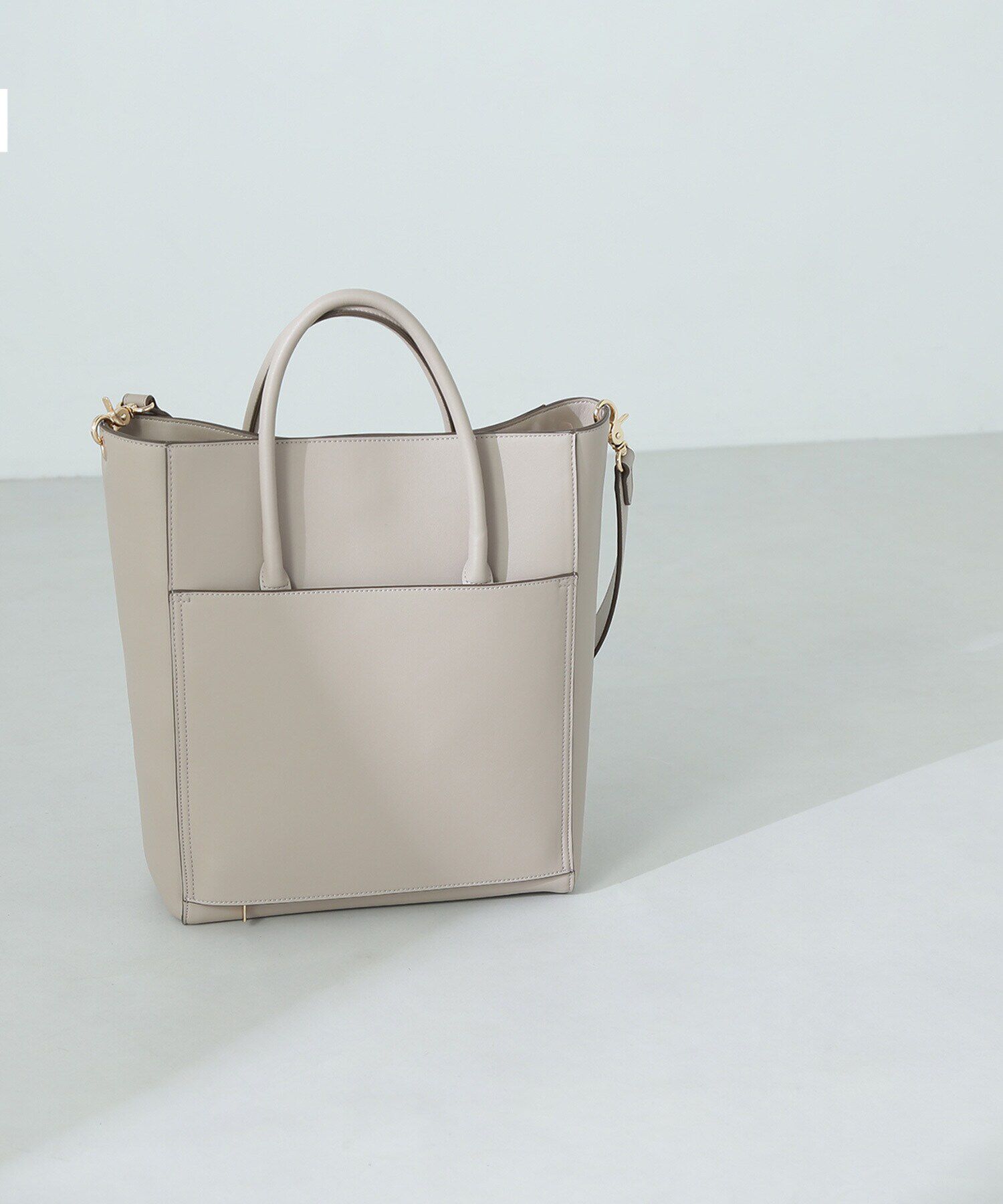  「バーティカルキャリーオントートバッグ」|トートバッグ|ベージュ