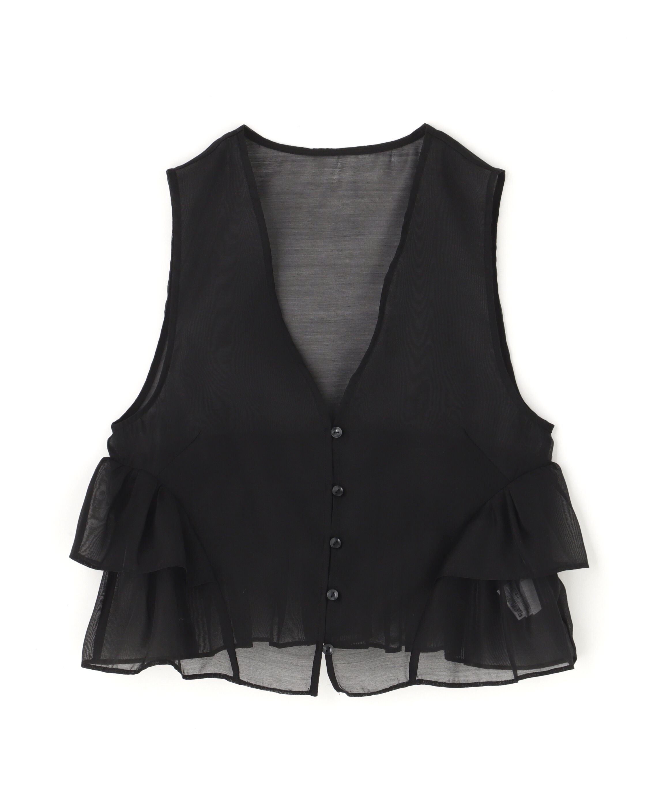  「シアーティアードフリルブラウス」|シャツ・ブラウス|