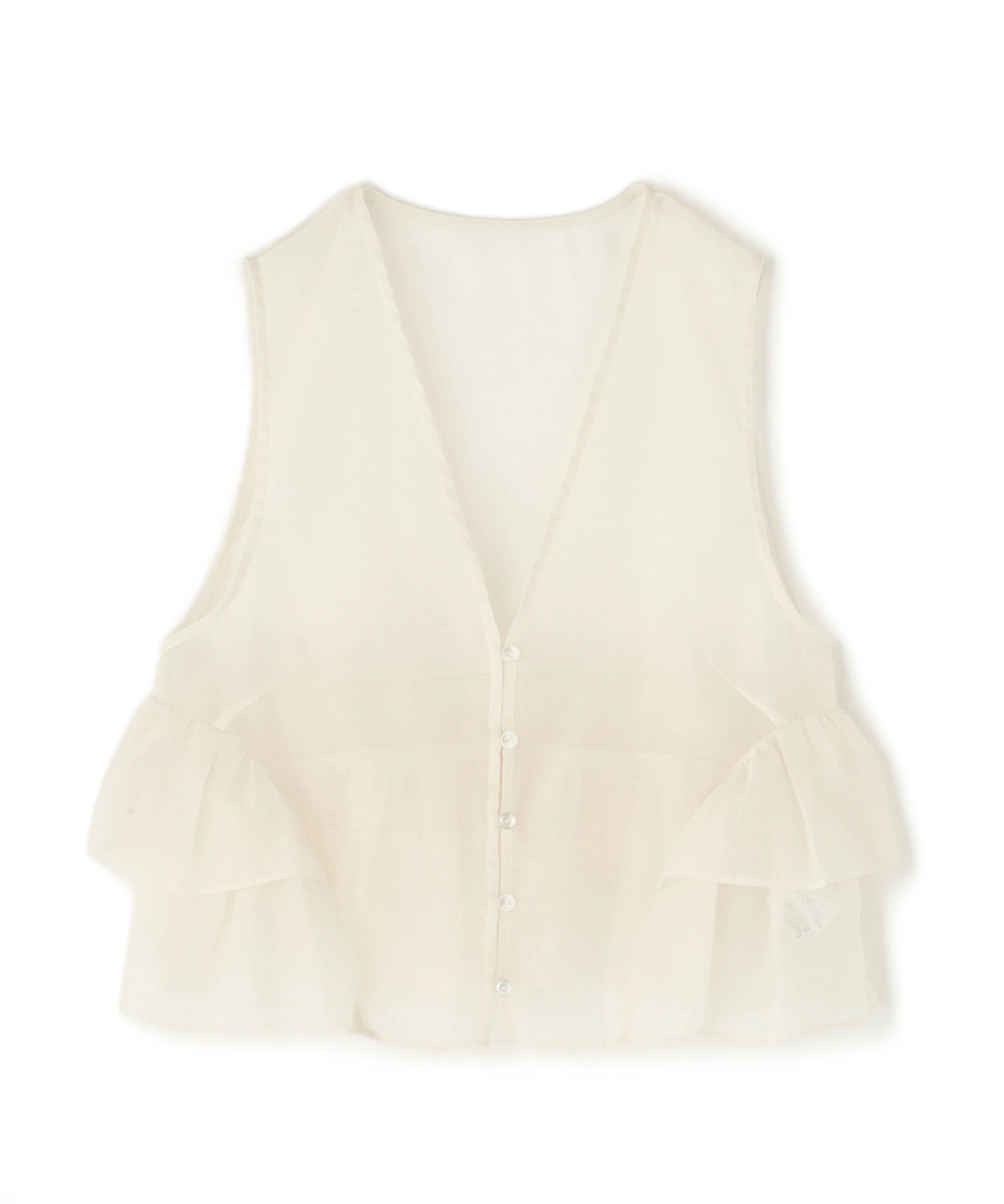  「シアーティアードフリルブラウス」|シャツ・ブラウス|