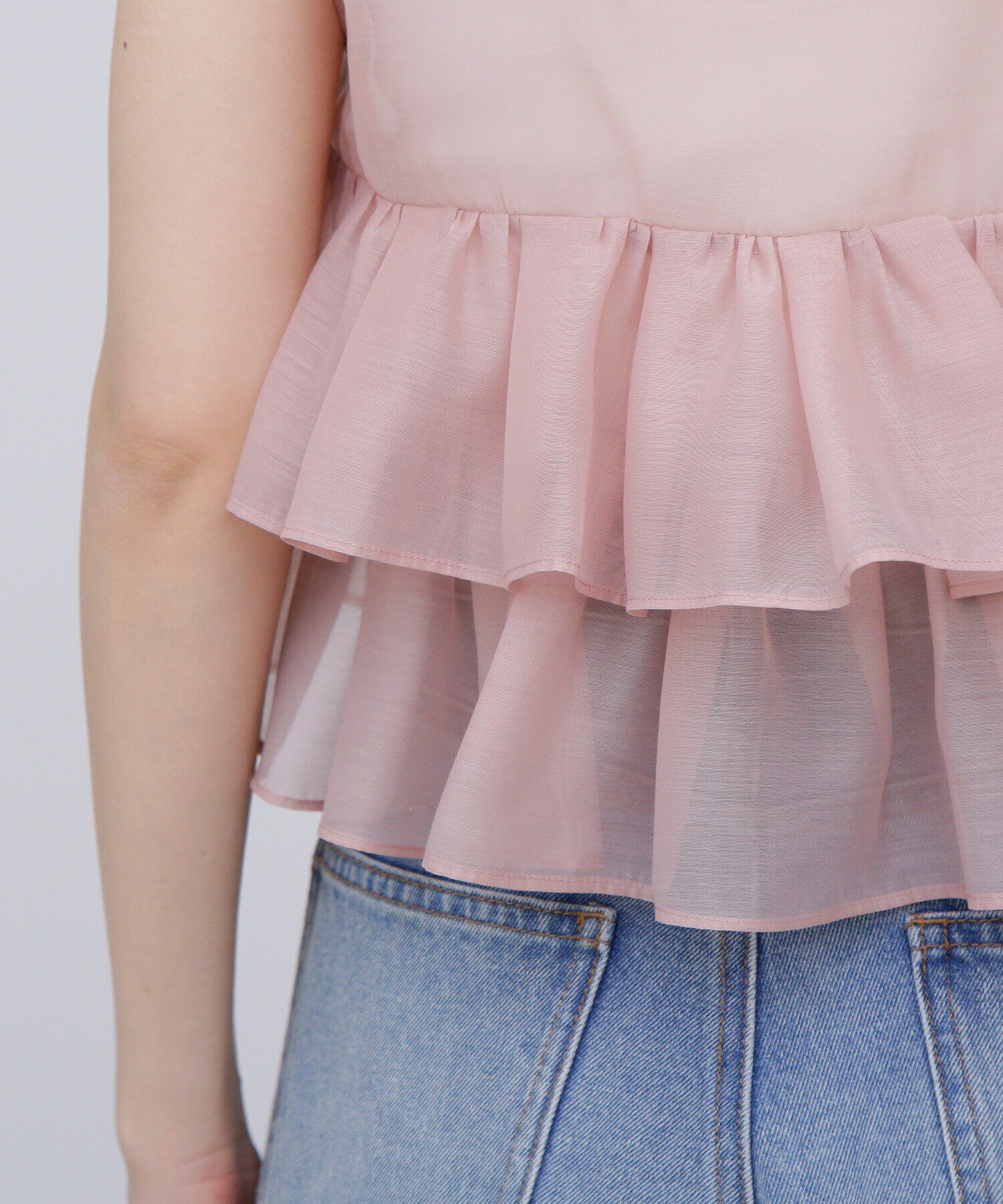  「シアーティアードフリルブラウス」|シャツ・ブラウス|