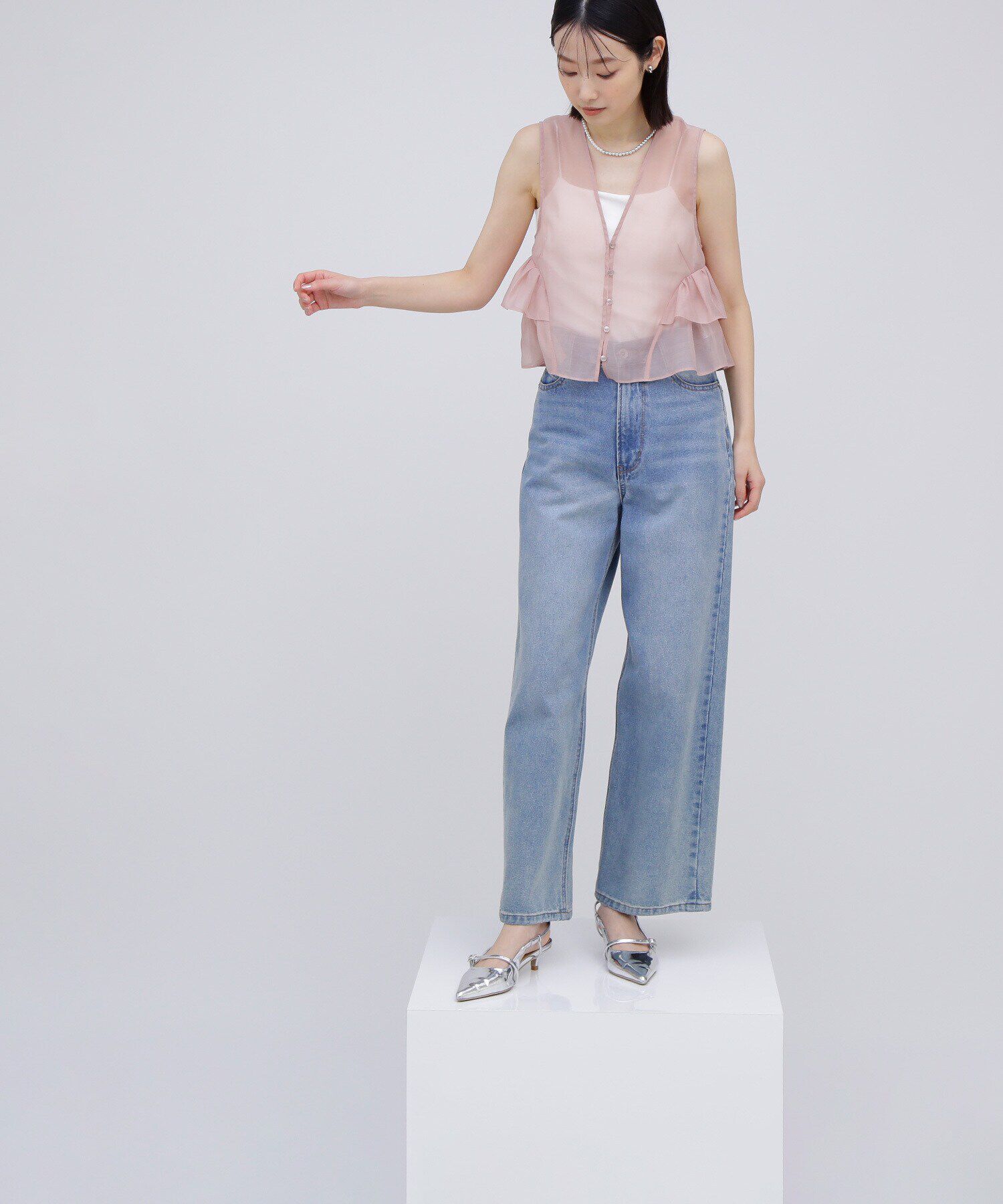  「シアーティアードフリルブラウス」|シャツ・ブラウス|