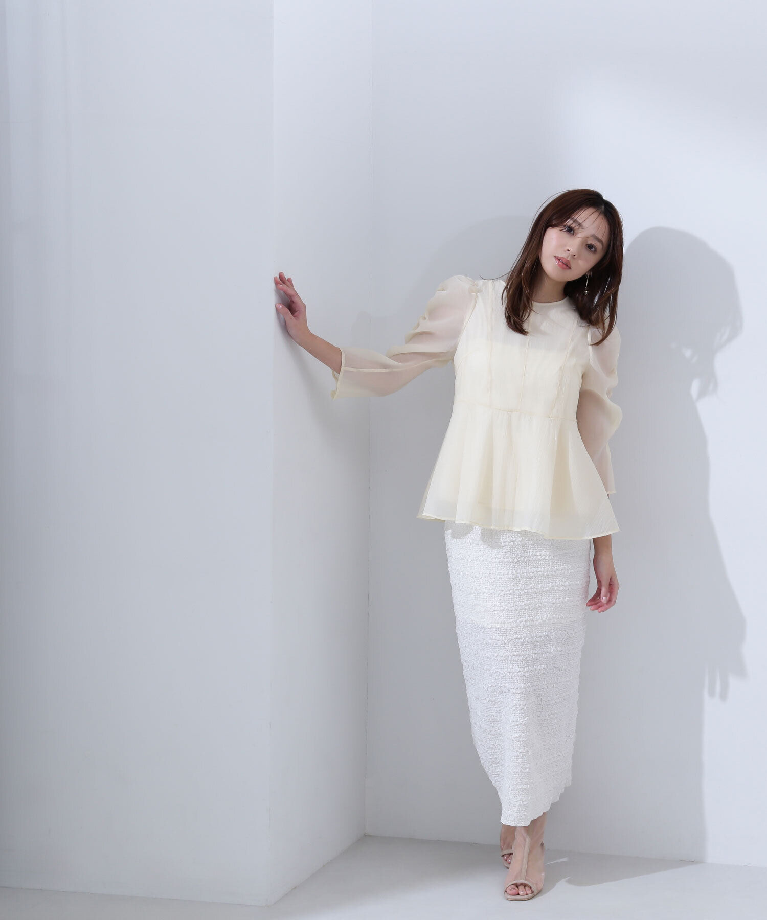  「ふくれジャガードタイトスカート」|スカート|オフ1