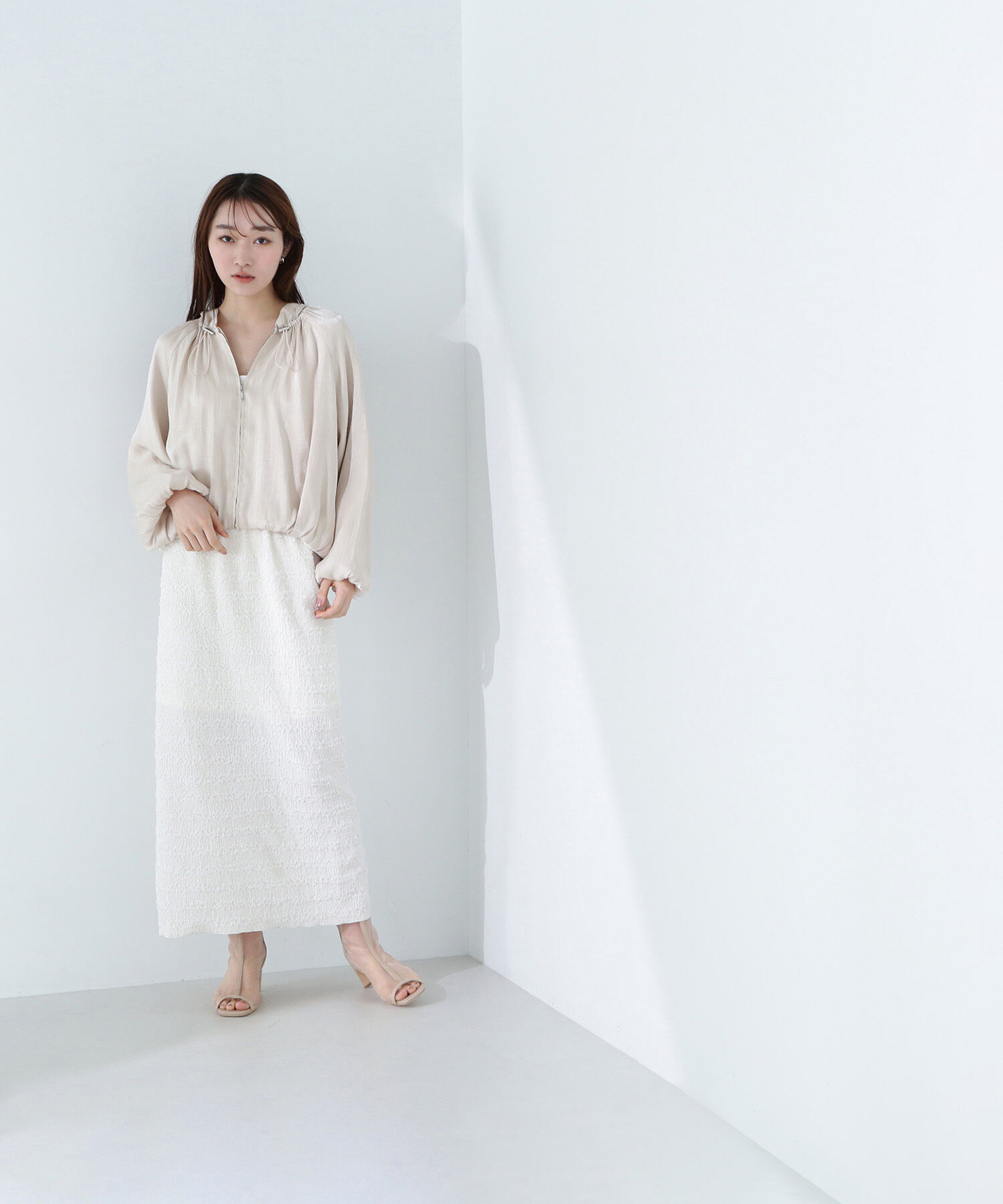  「ふくれジャガードタイトスカート」|スカート|